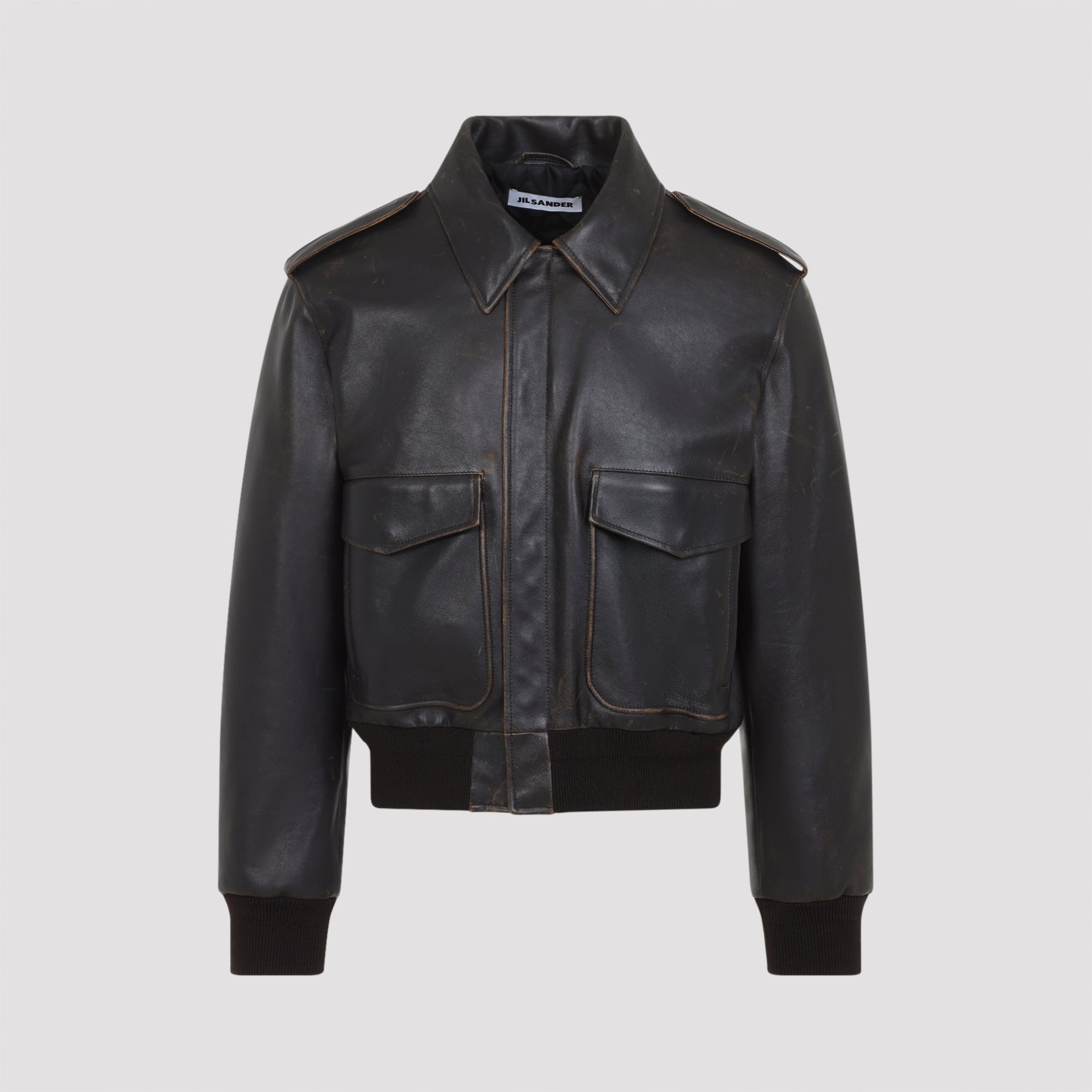 Jil Sander Leather Blouson