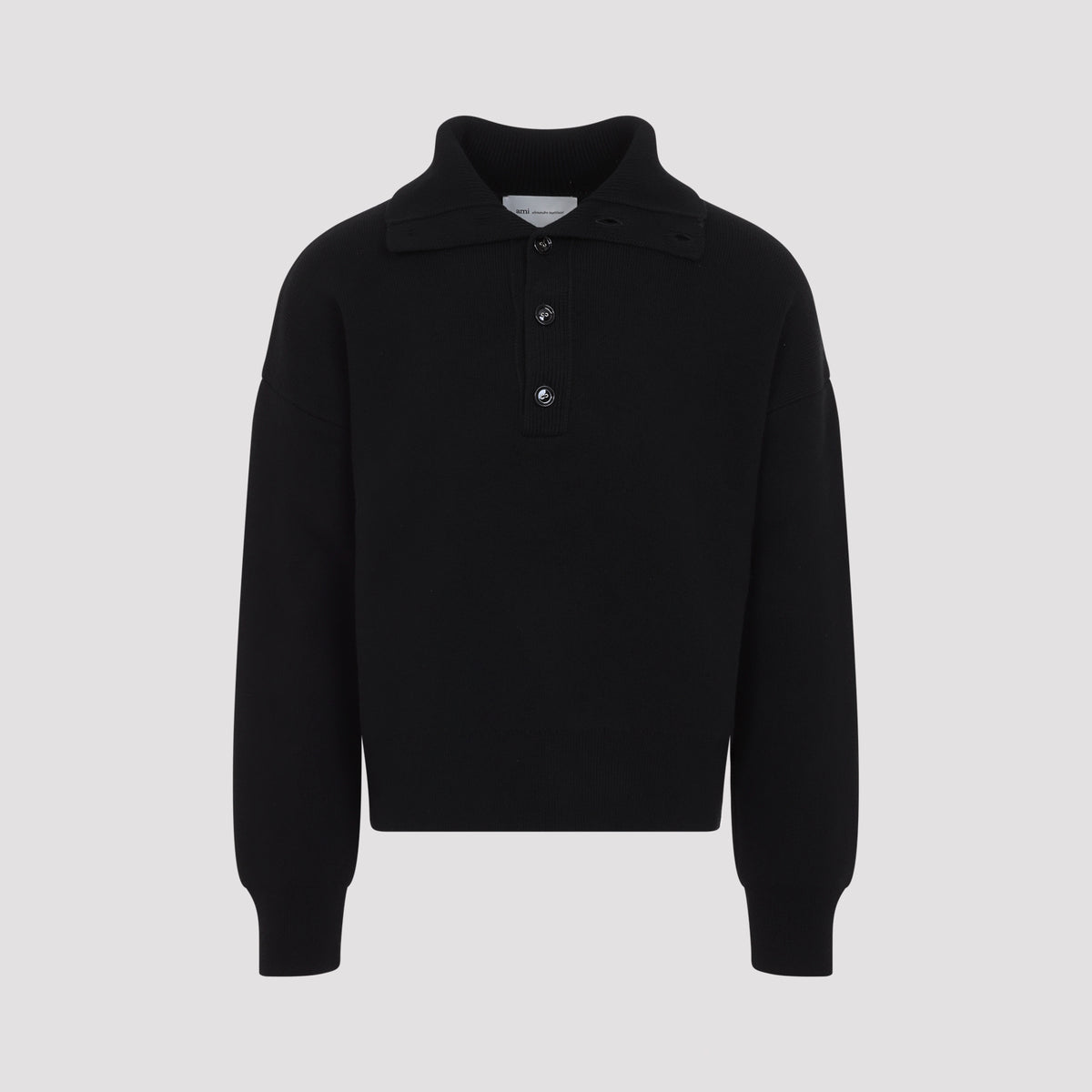 Ami Paris High Collar Sweater