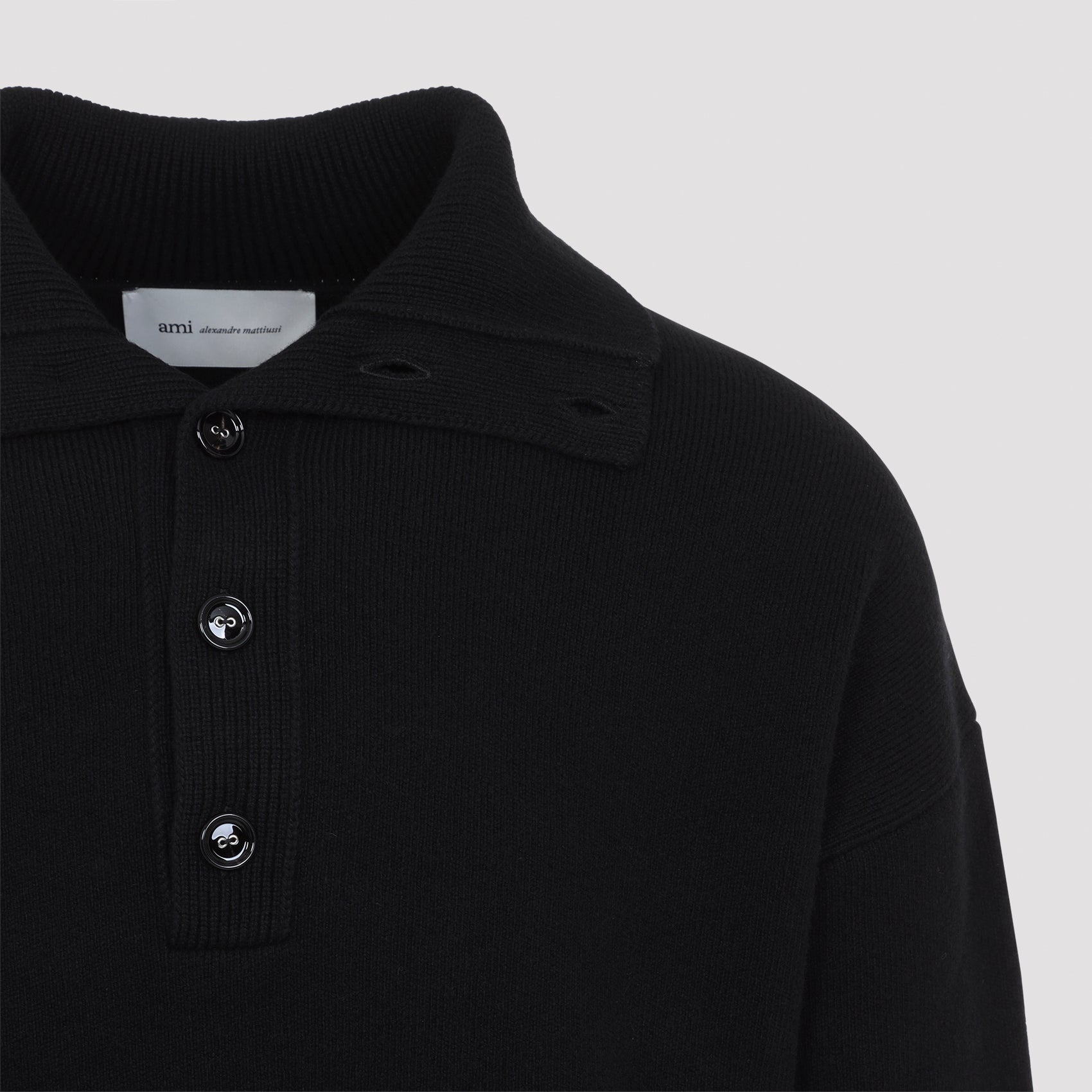 Ami Paris High Collar Sweater