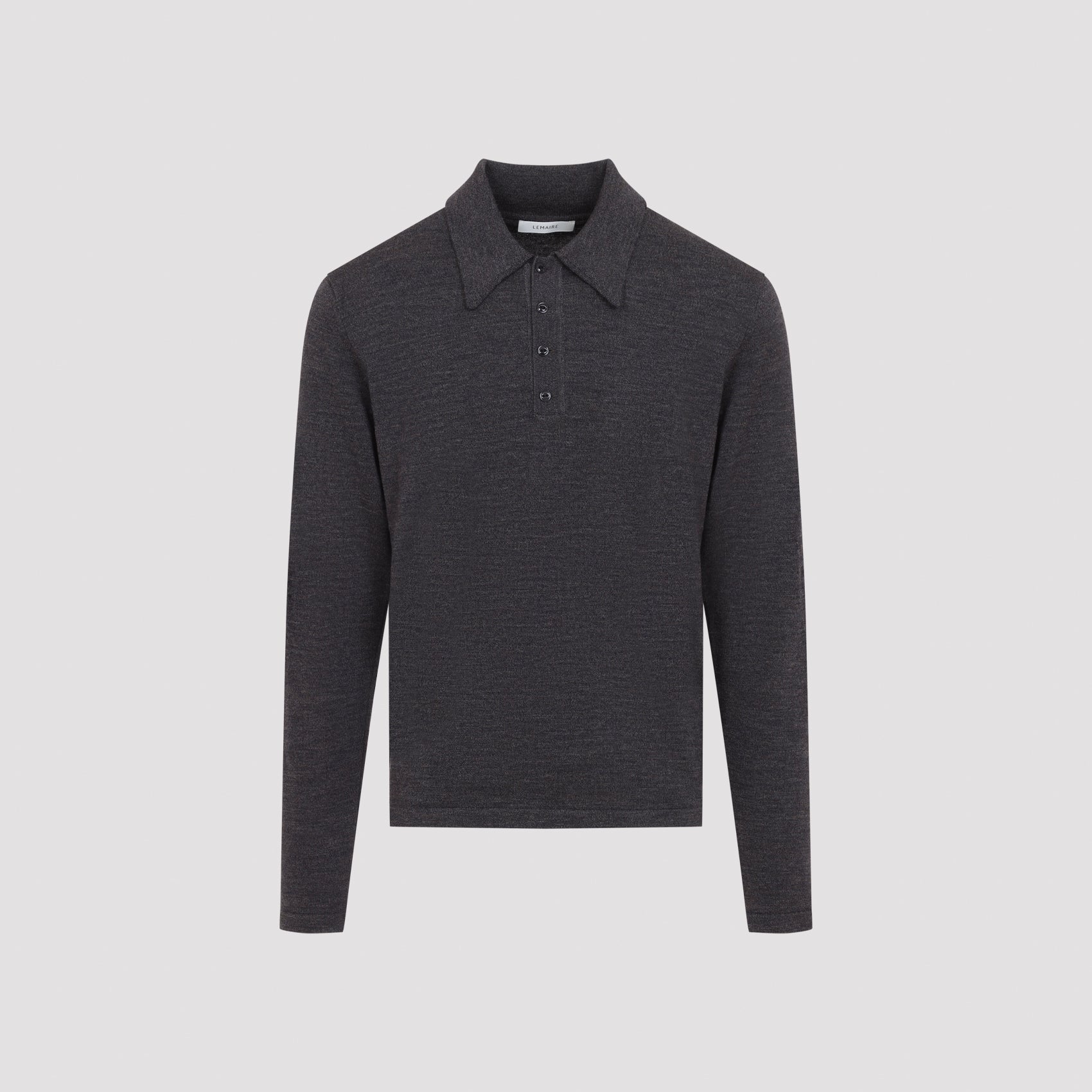 Lemaire L/S Knitted Polo Sweater