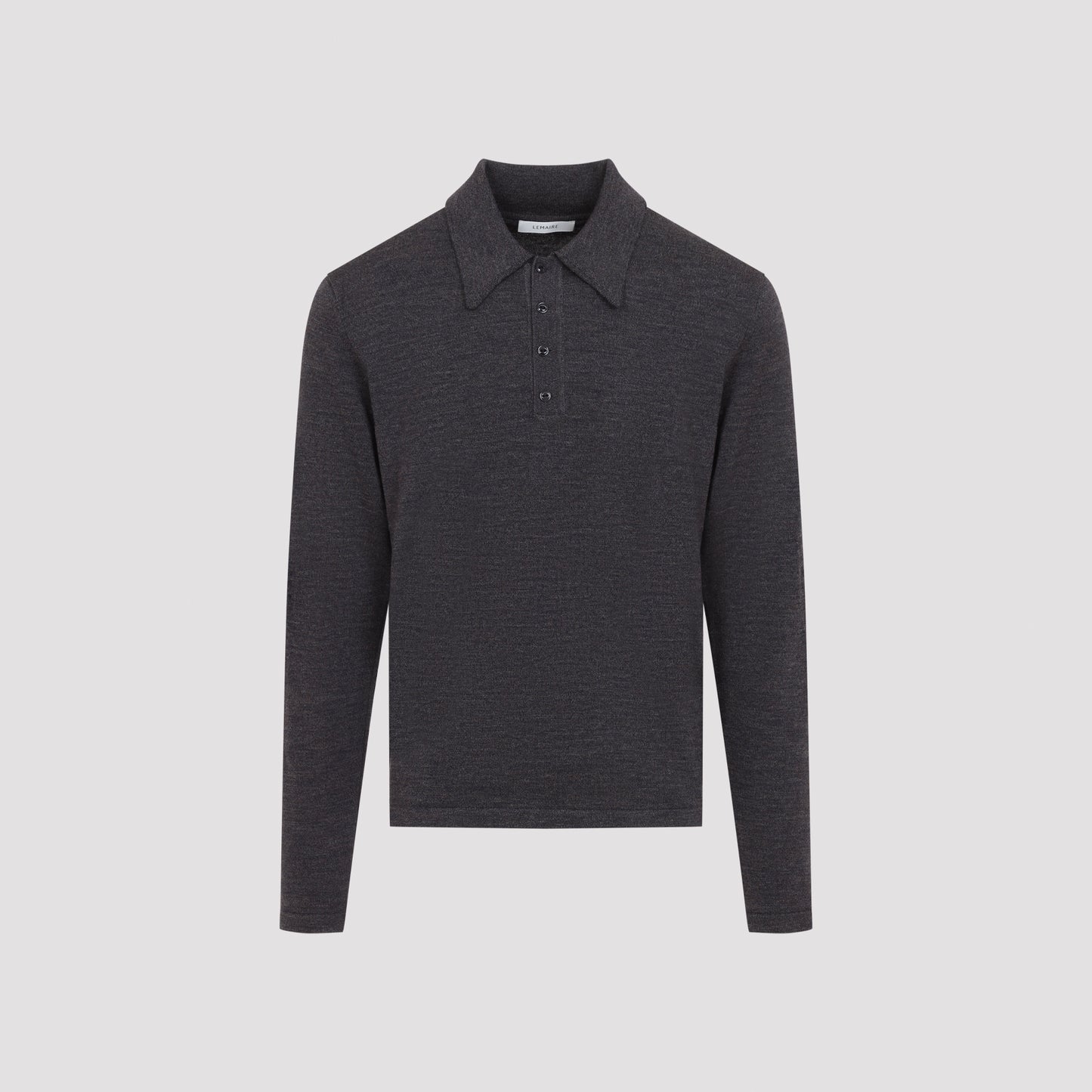 Lemaire L/S Knitted Polo Sweater
