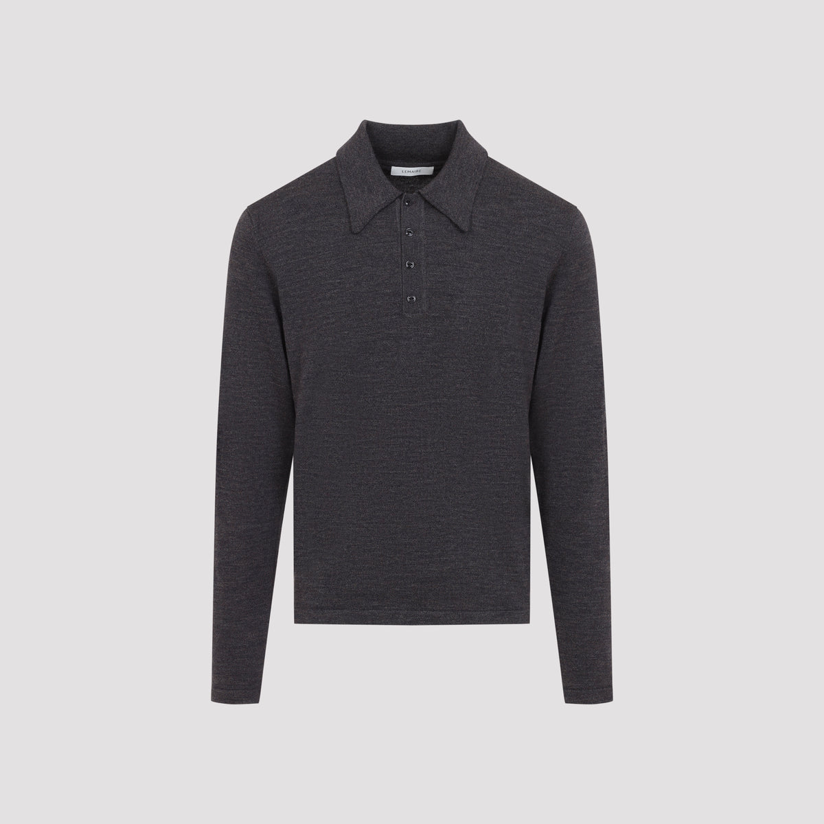 Lemaire L/S Knitted Polo Sweater