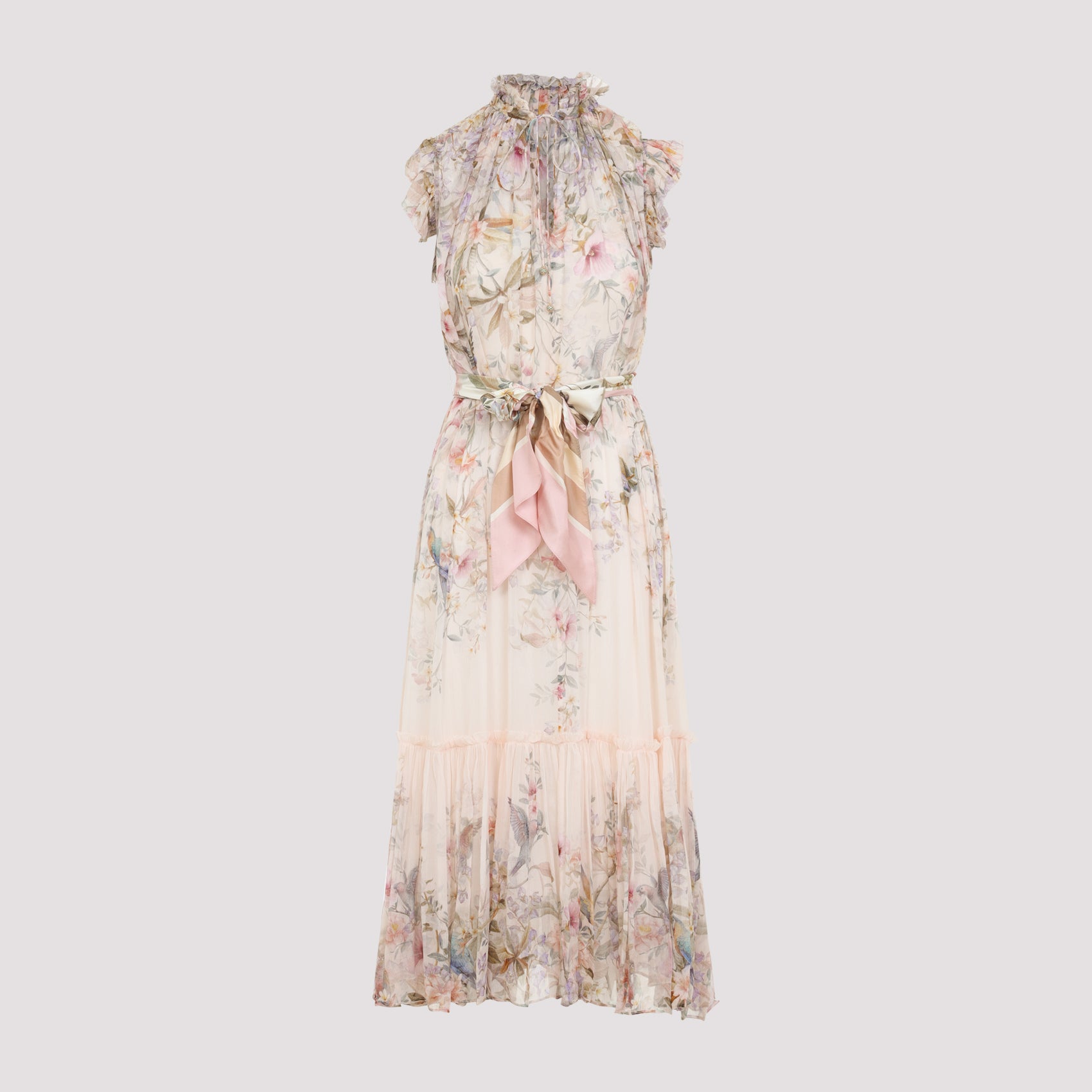 Zimmermann Rebellion Flutter Midi Dress