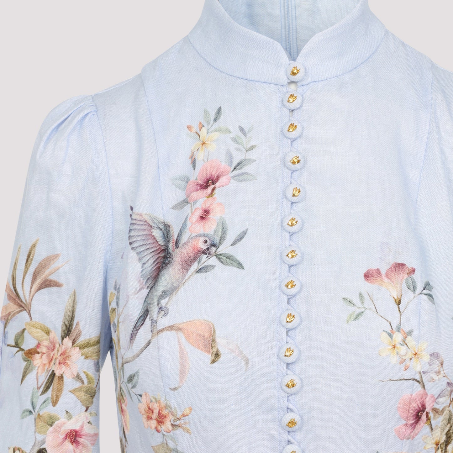 Zimmermann Rebellion Button Mini Dress