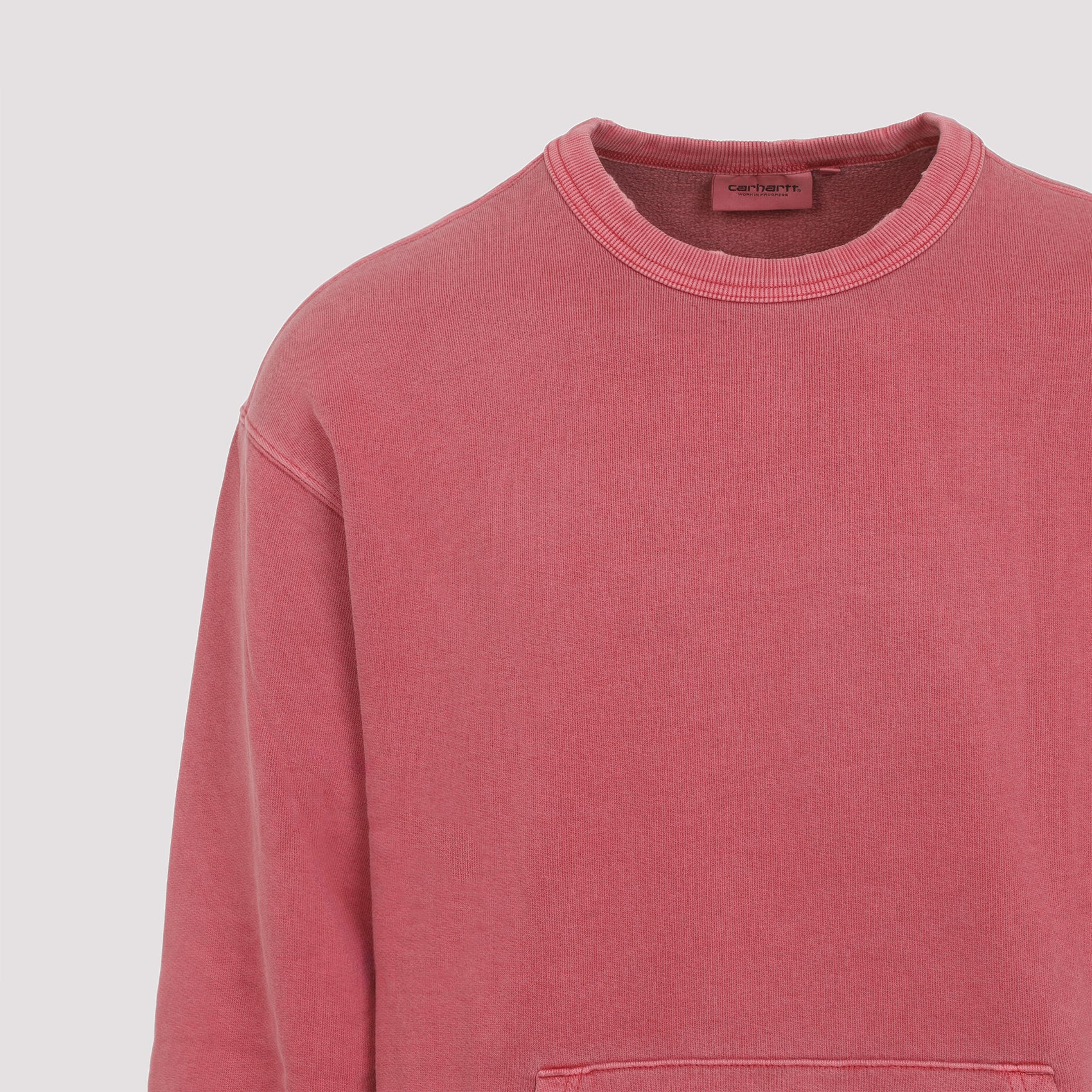 Carhartt Wip Torion Red Cotton Sweatshirt