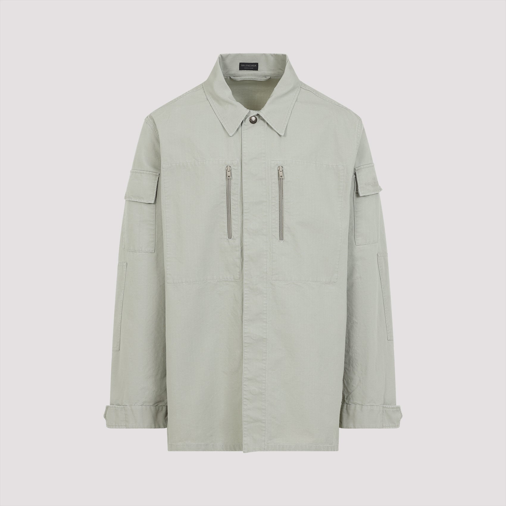 Balenciaga Long Sleeves Military Shirt