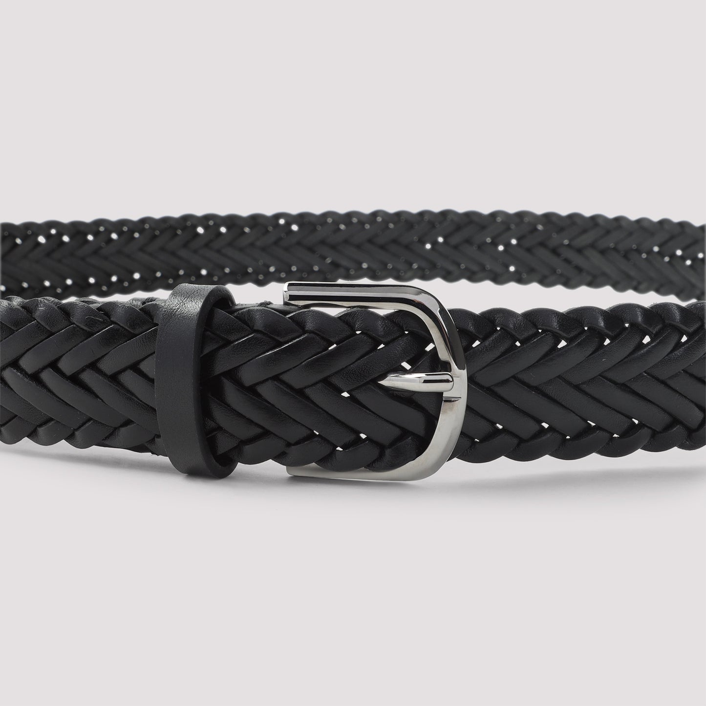 Giorgio Armani Woven Leather Belt