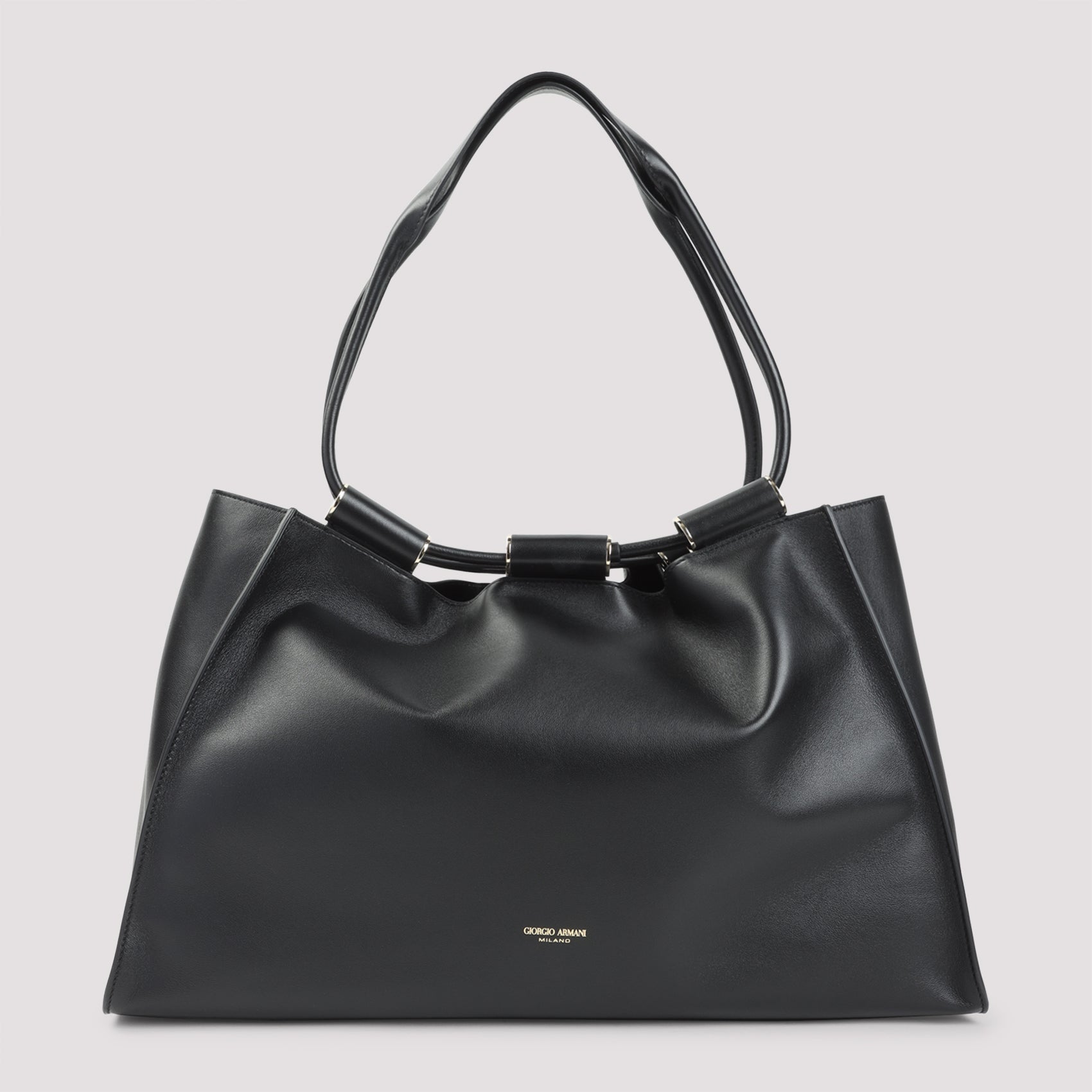 Giorgio Armani Leather Shopping Bag
