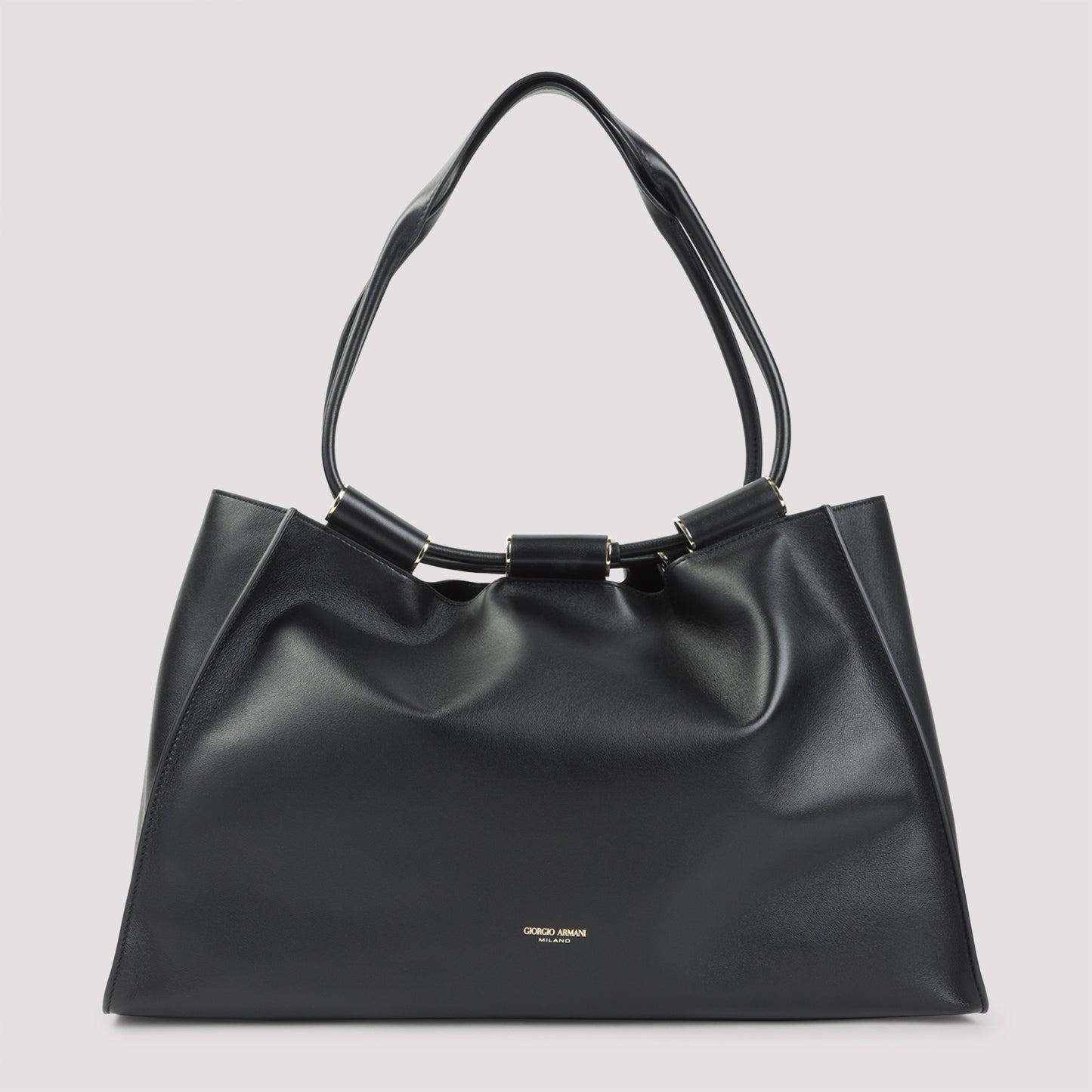 Giorgio Armani Leather Shopping Bag