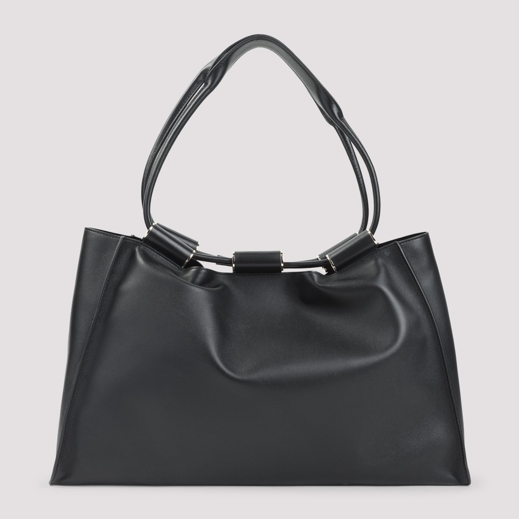 Giorgio Armani Leather Shopping Bag