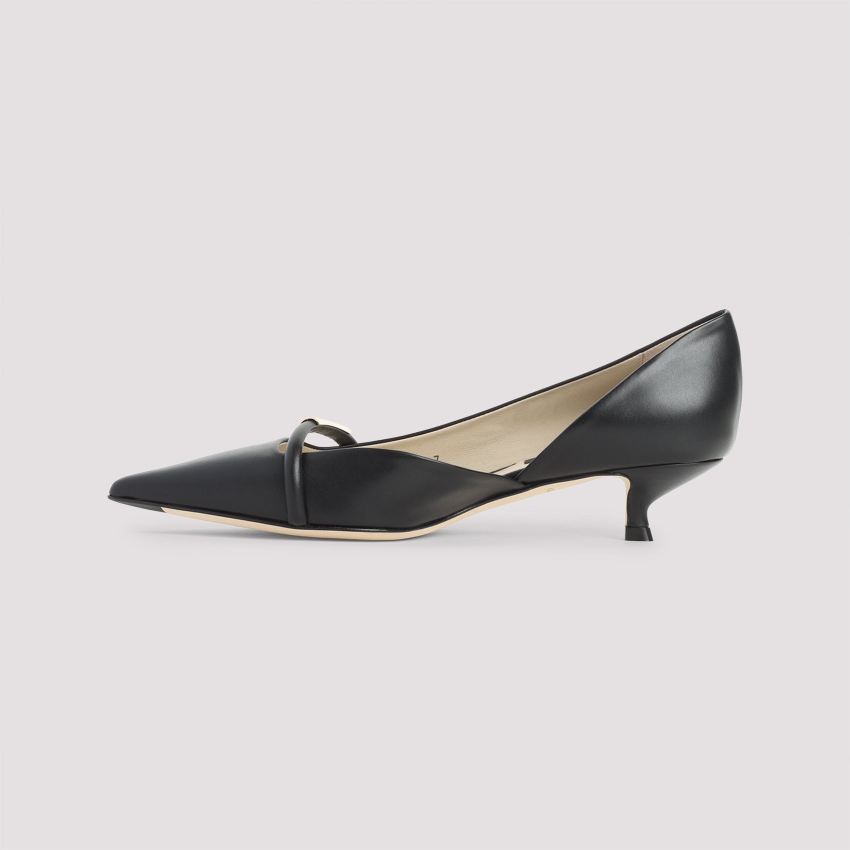 Giorgio Armani Leather Court Decollete