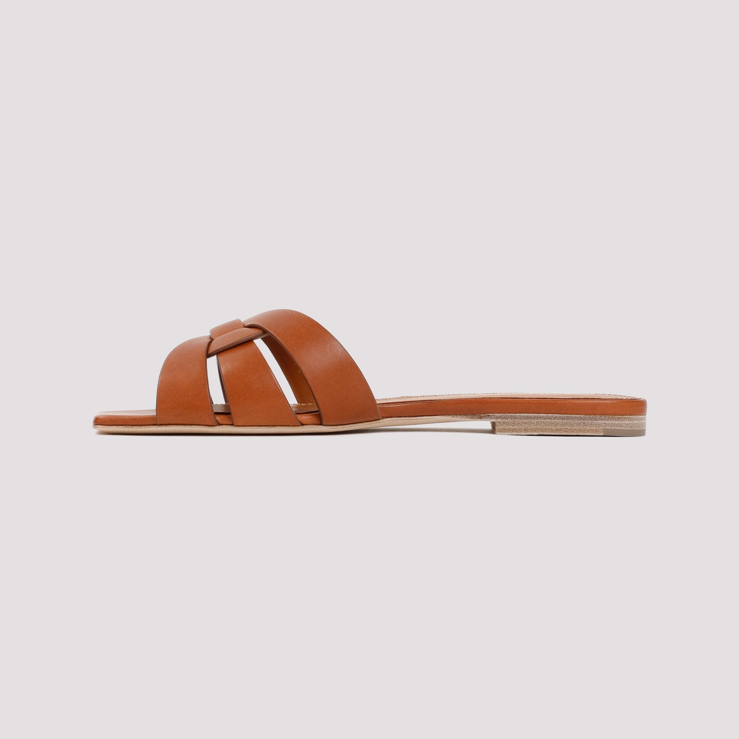 Saint Laurent Leather Tribute Flats