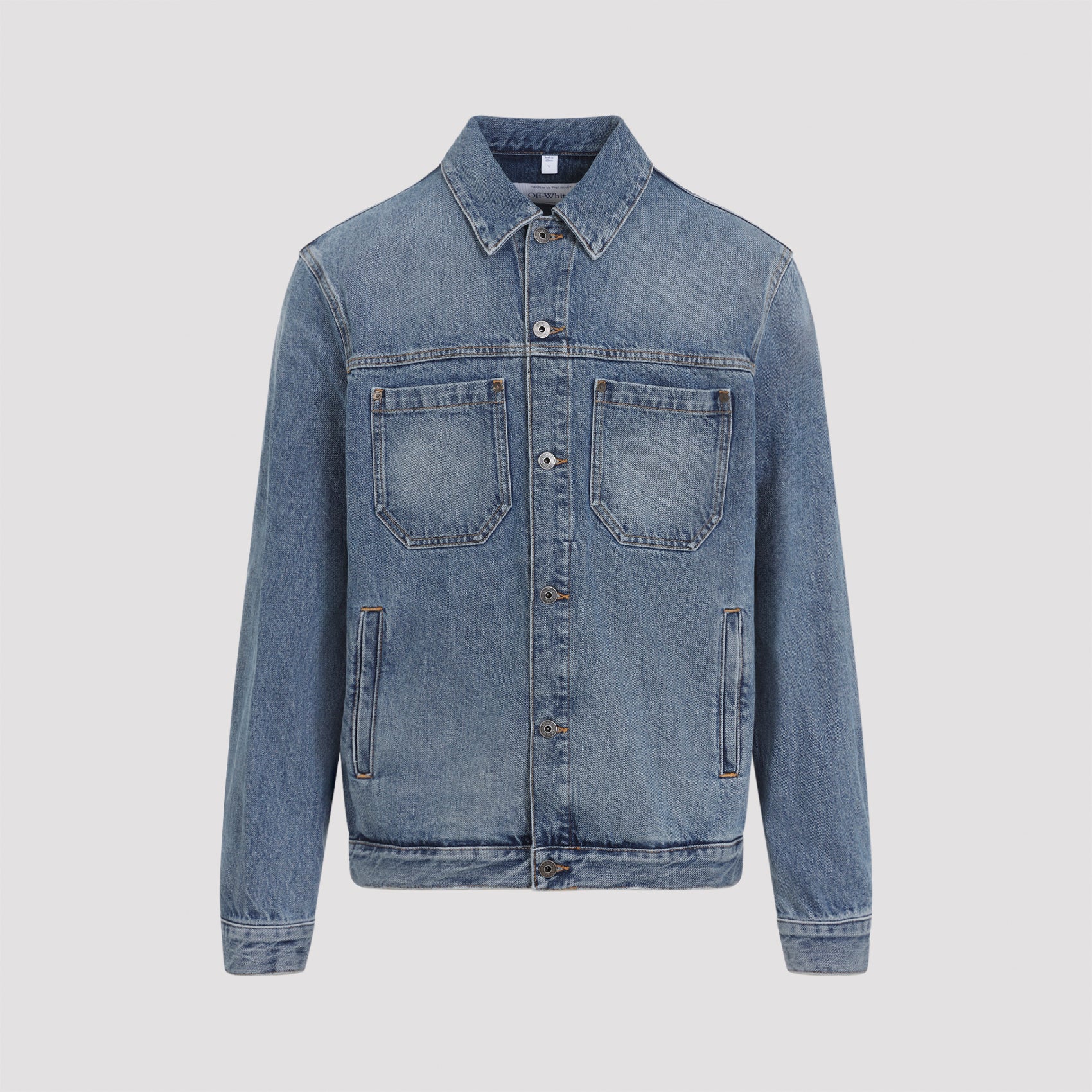Off White Hal Arrow Skate Denim Jacket