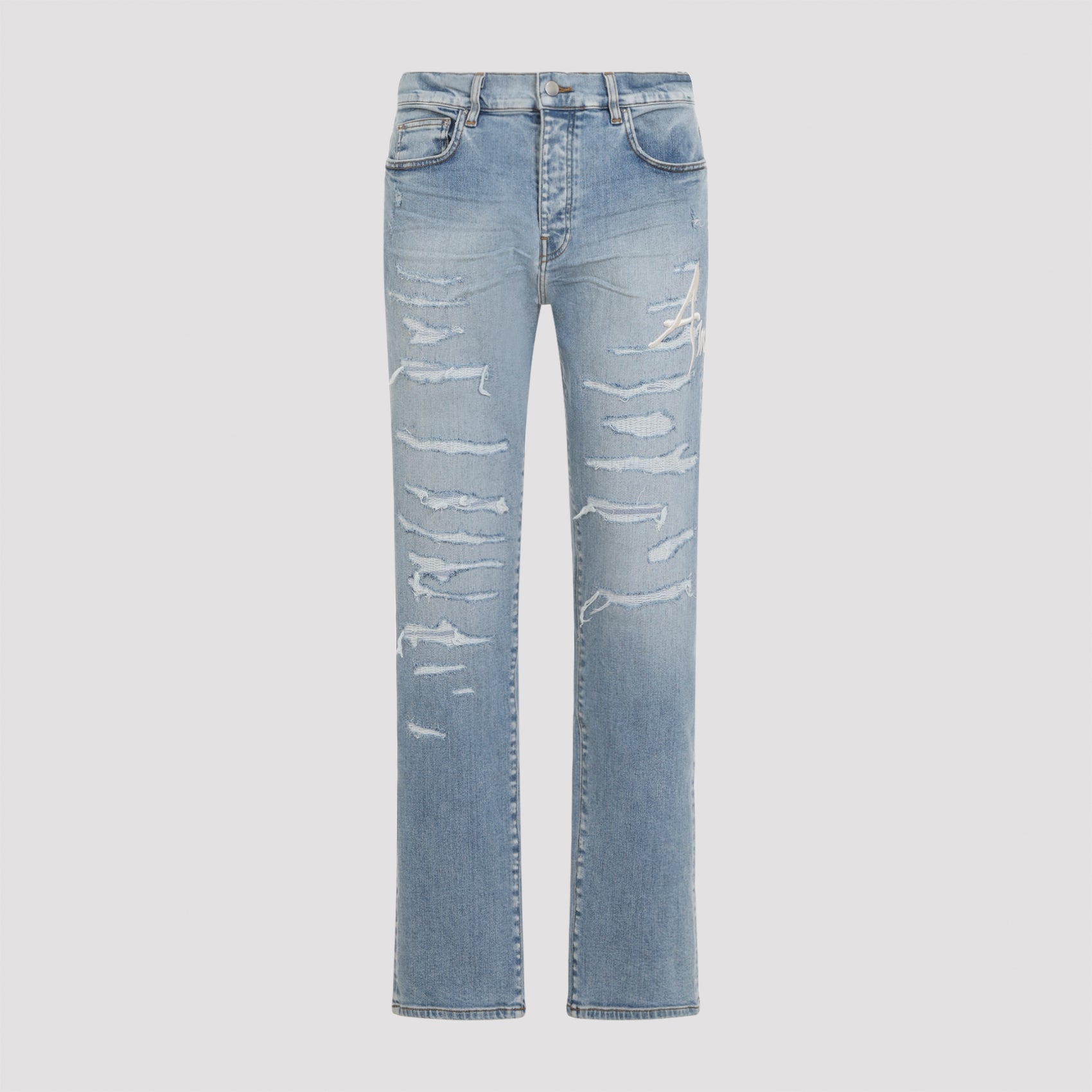 Amiri Repaired Slim Jeans
