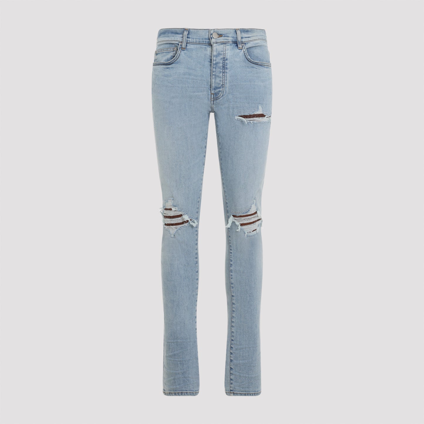 Amiri Crochet Leather Mx1 Jeans