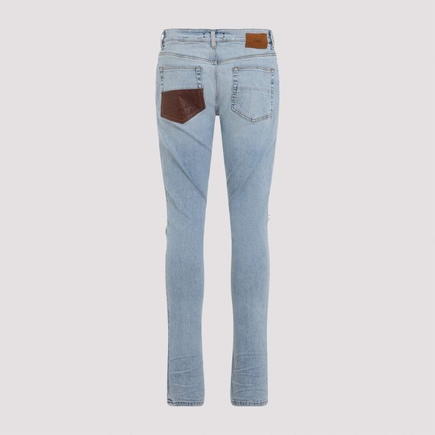 Amiri Crochet Leather Mx1 Jeans