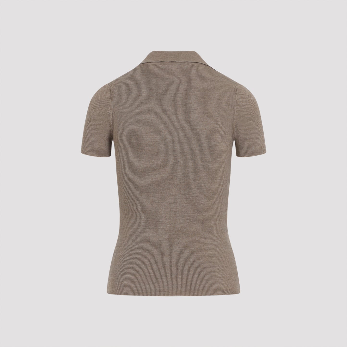 Max Mara Albero Knit Ribbed Polo