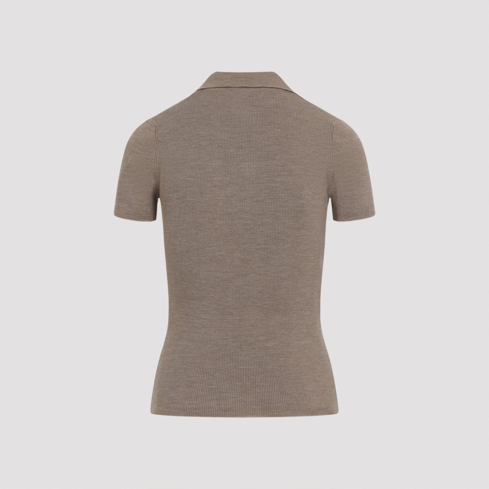 Max Mara Albero Knit Ribbed Polo