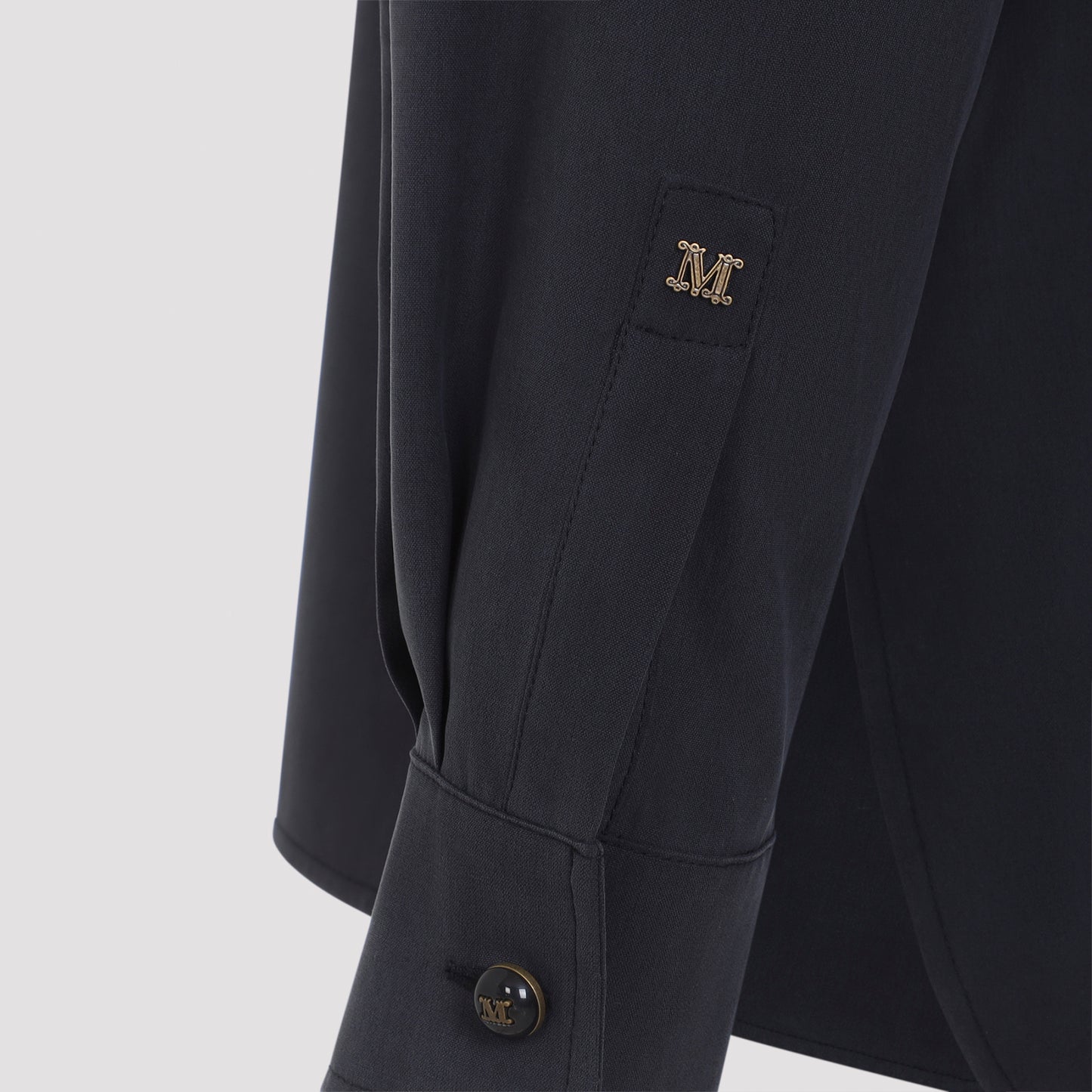 Max Mara Siamese Washed Silk Shirt