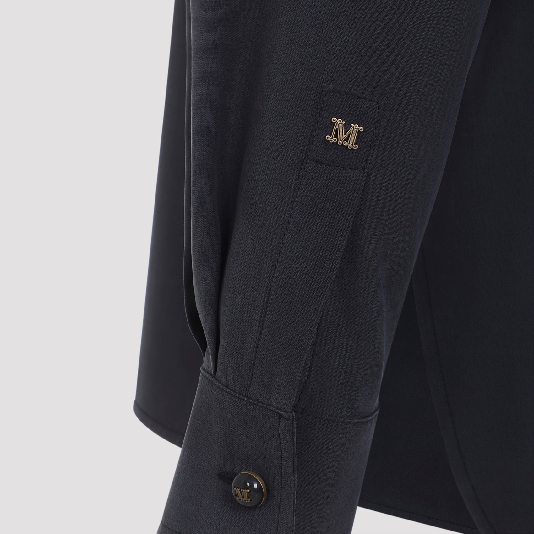 Max Mara Siamese Washed Silk Shirt