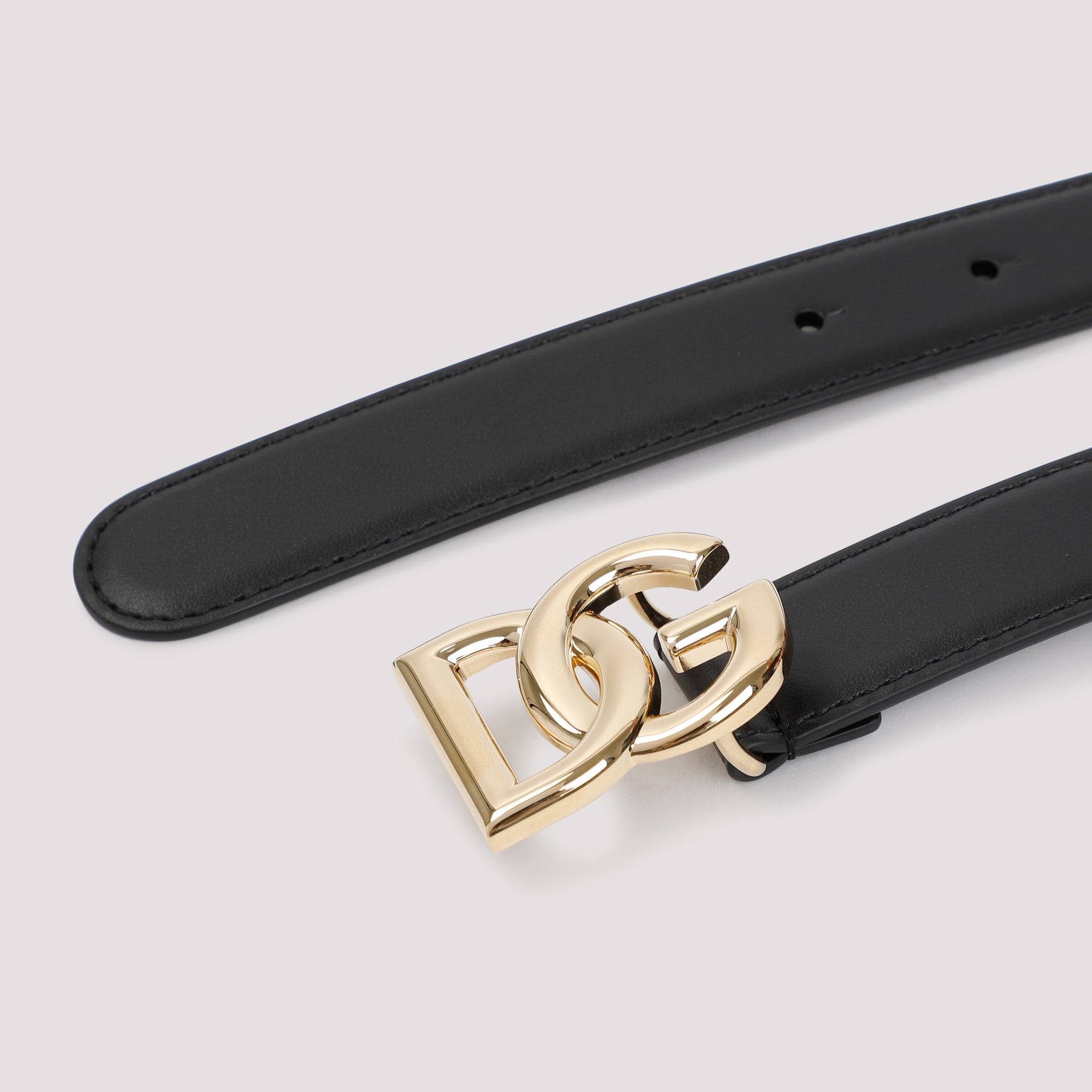 Dolce & Gabbana Logo Leather Belt