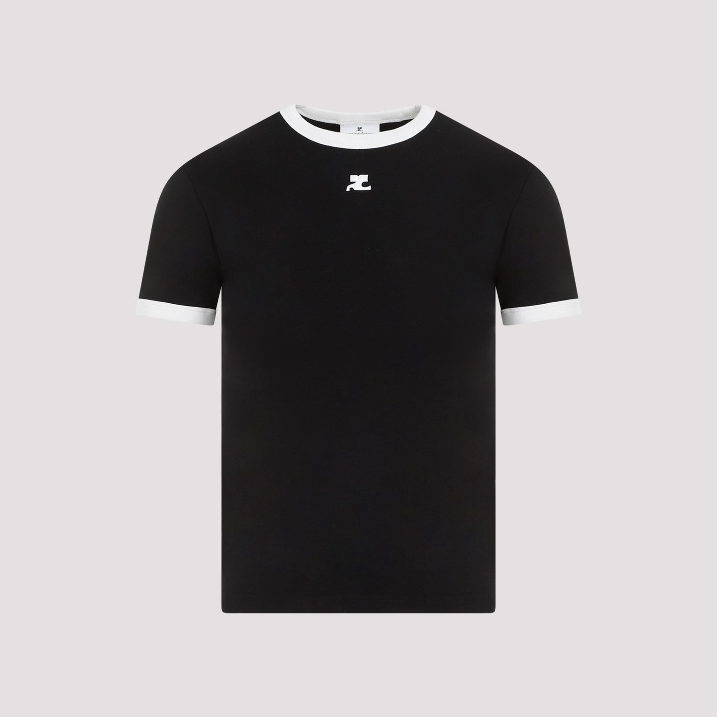 Courreges Bumpy Contrast T-Shirt Reedition