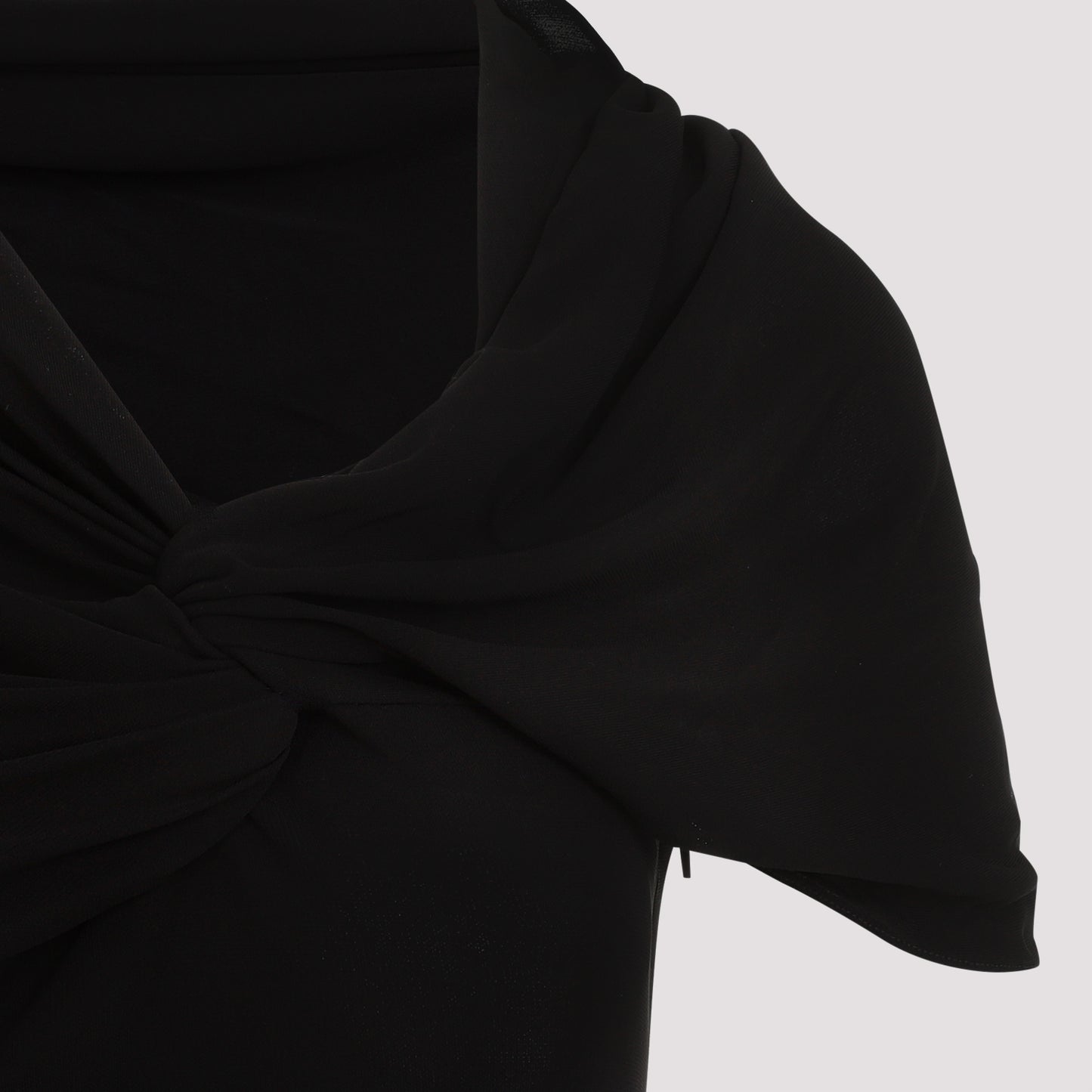 Saint Laurent Viscose Mini Dress