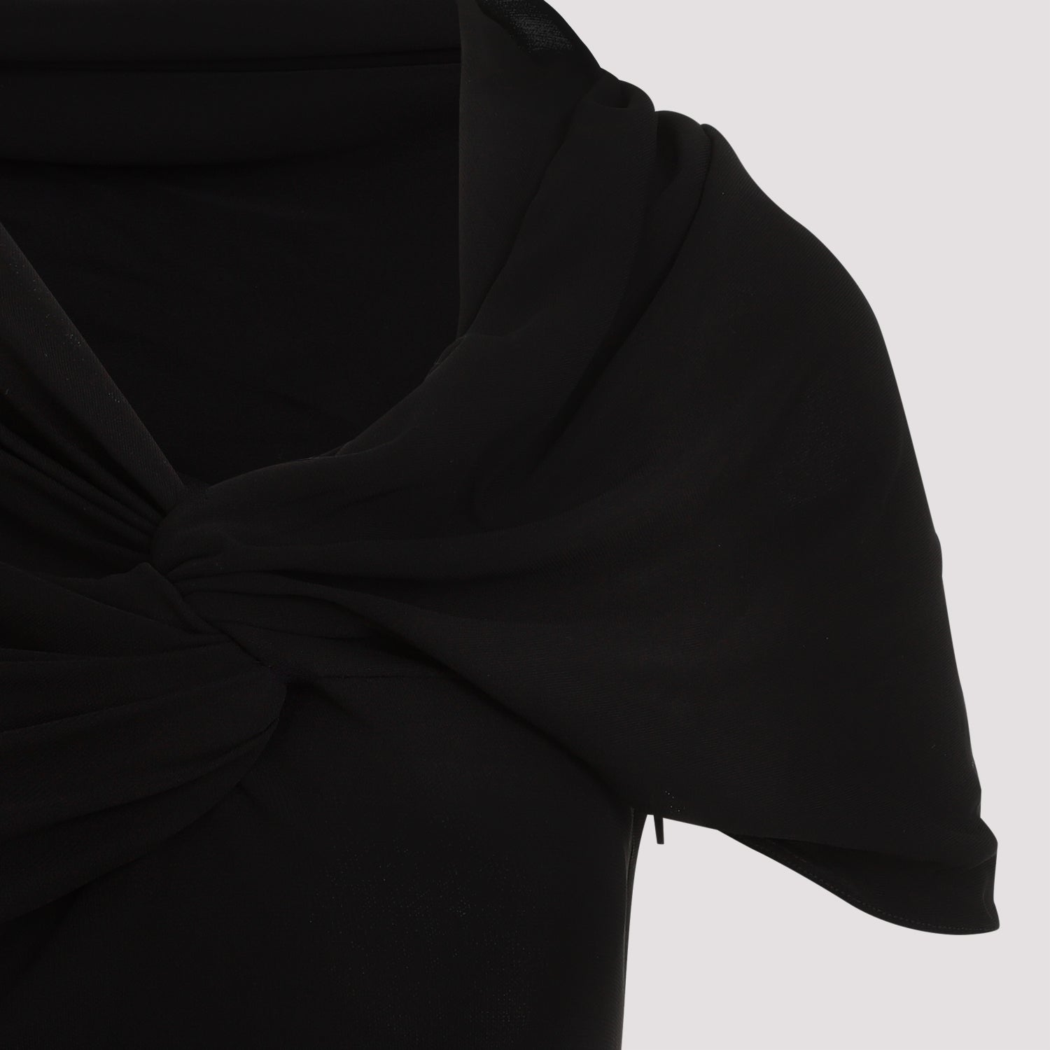 Saint Laurent Viscose Mini Dress