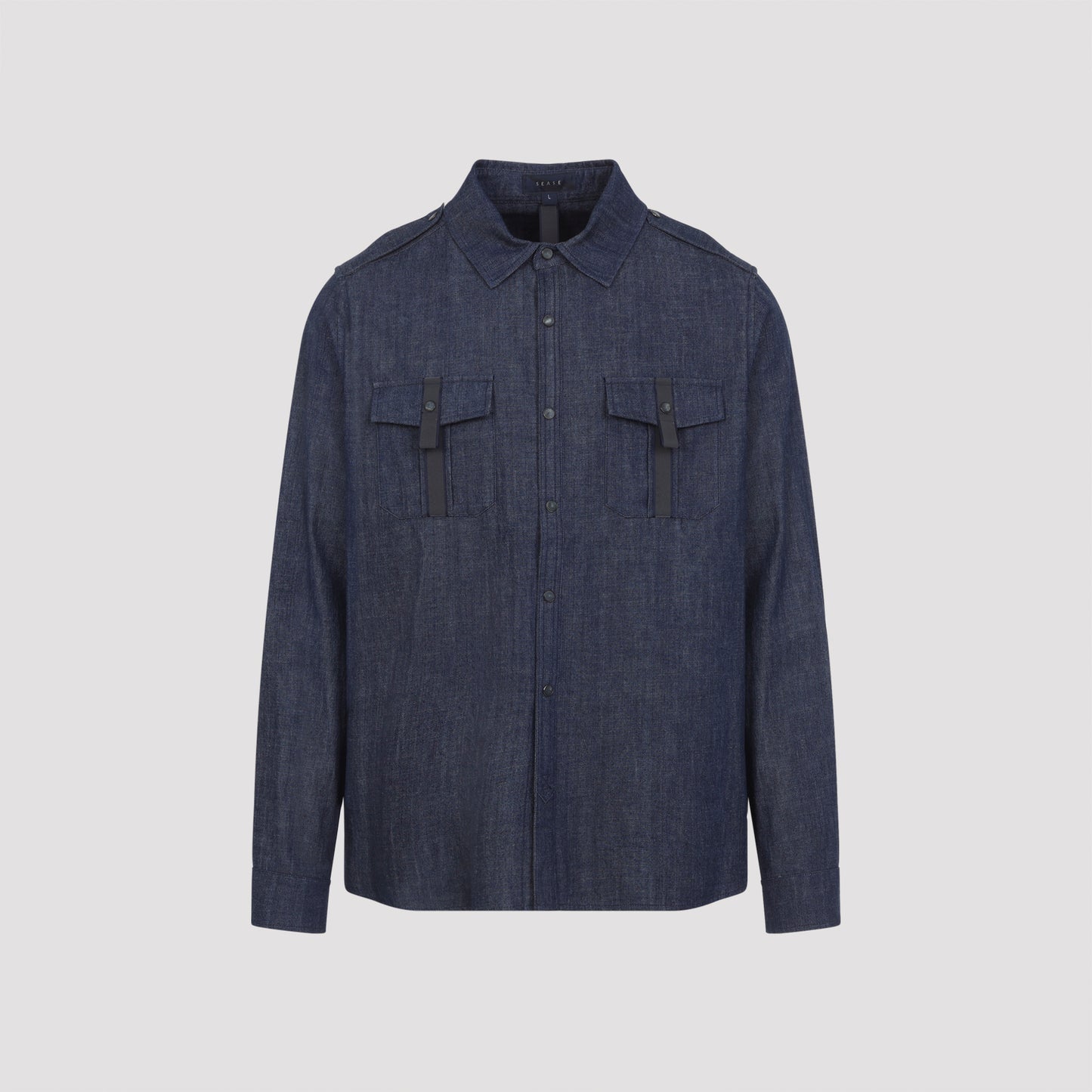 Sease Cotton Denim Overshirt
