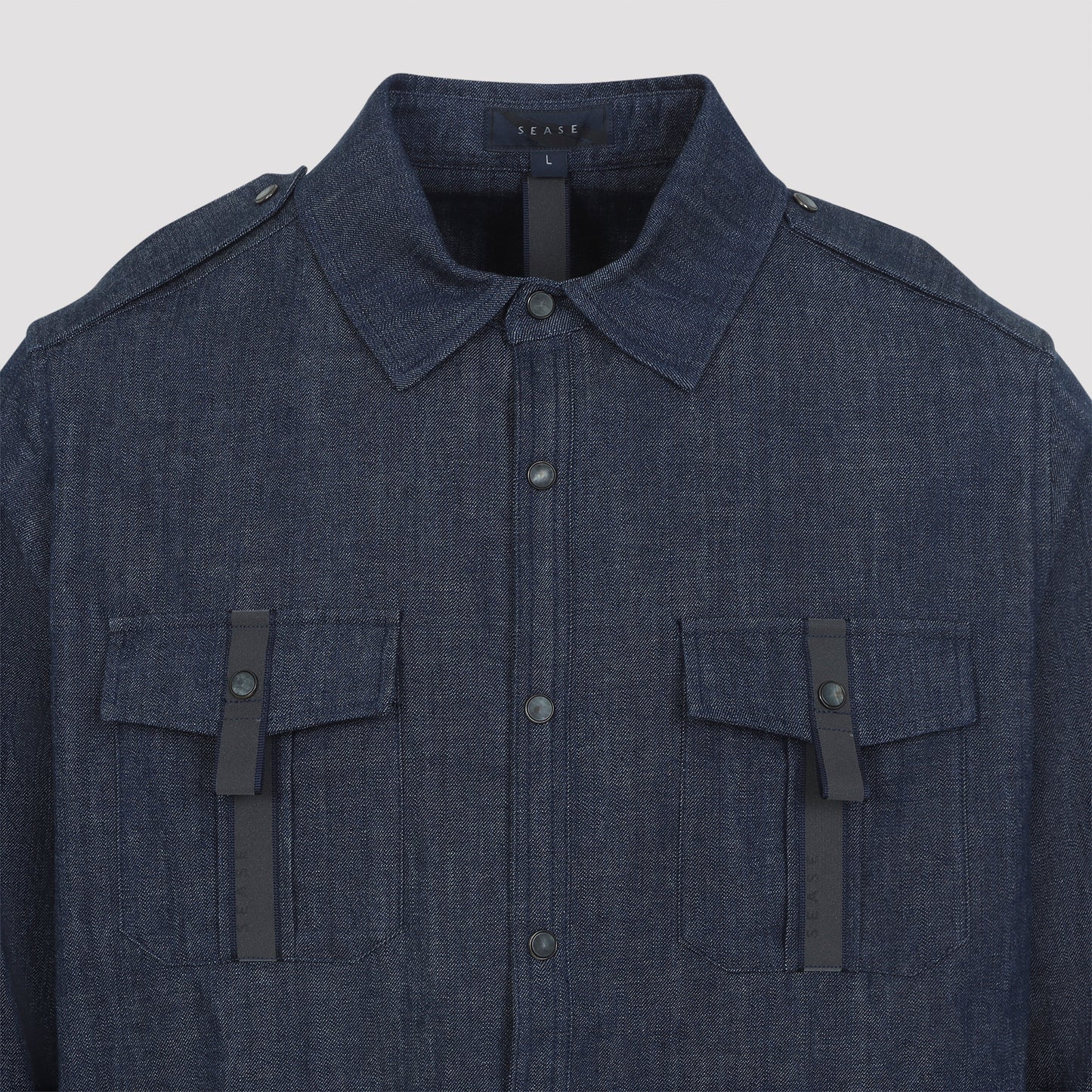 Sease Cotton Denim Overshirt