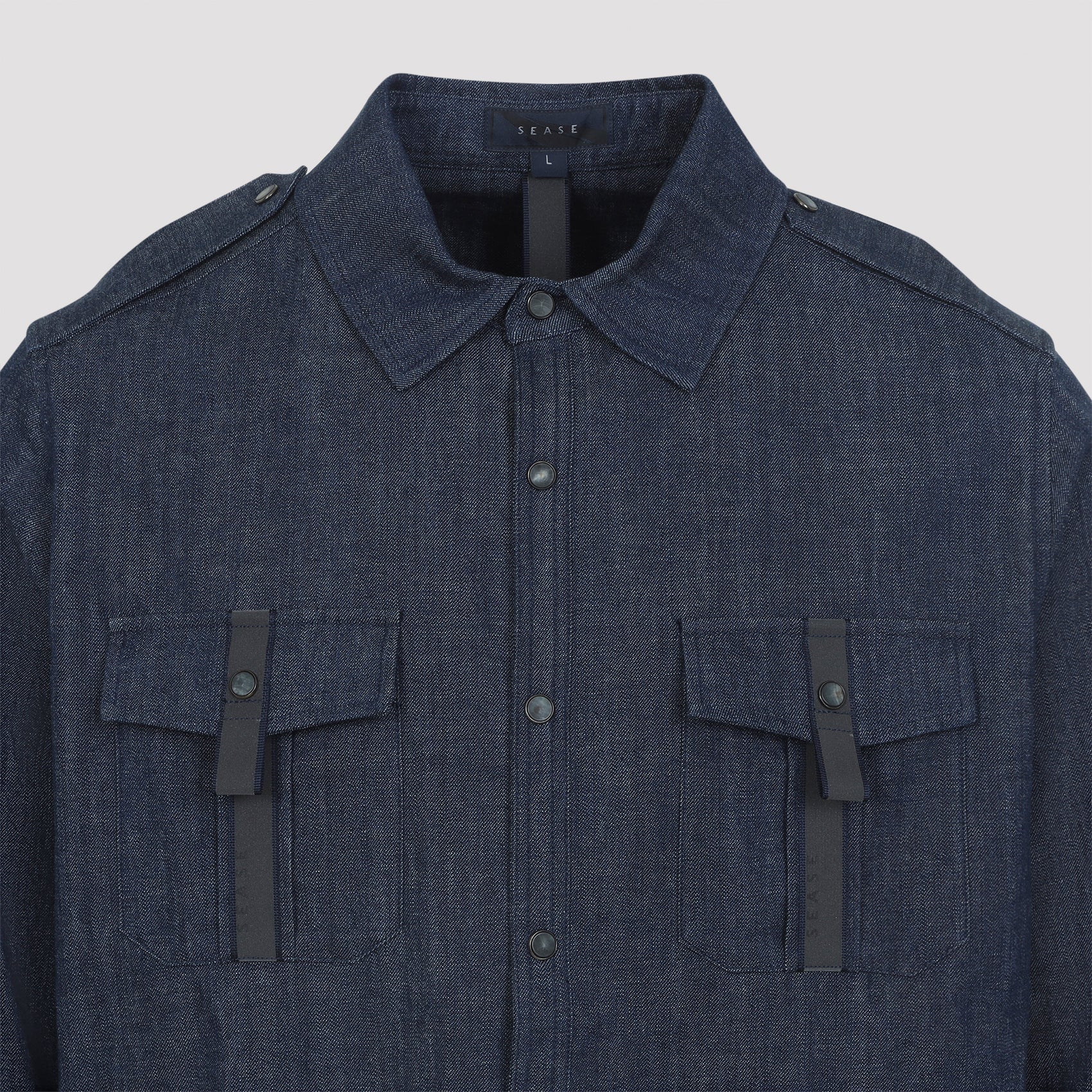 Sease Cotton Denim Overshirt