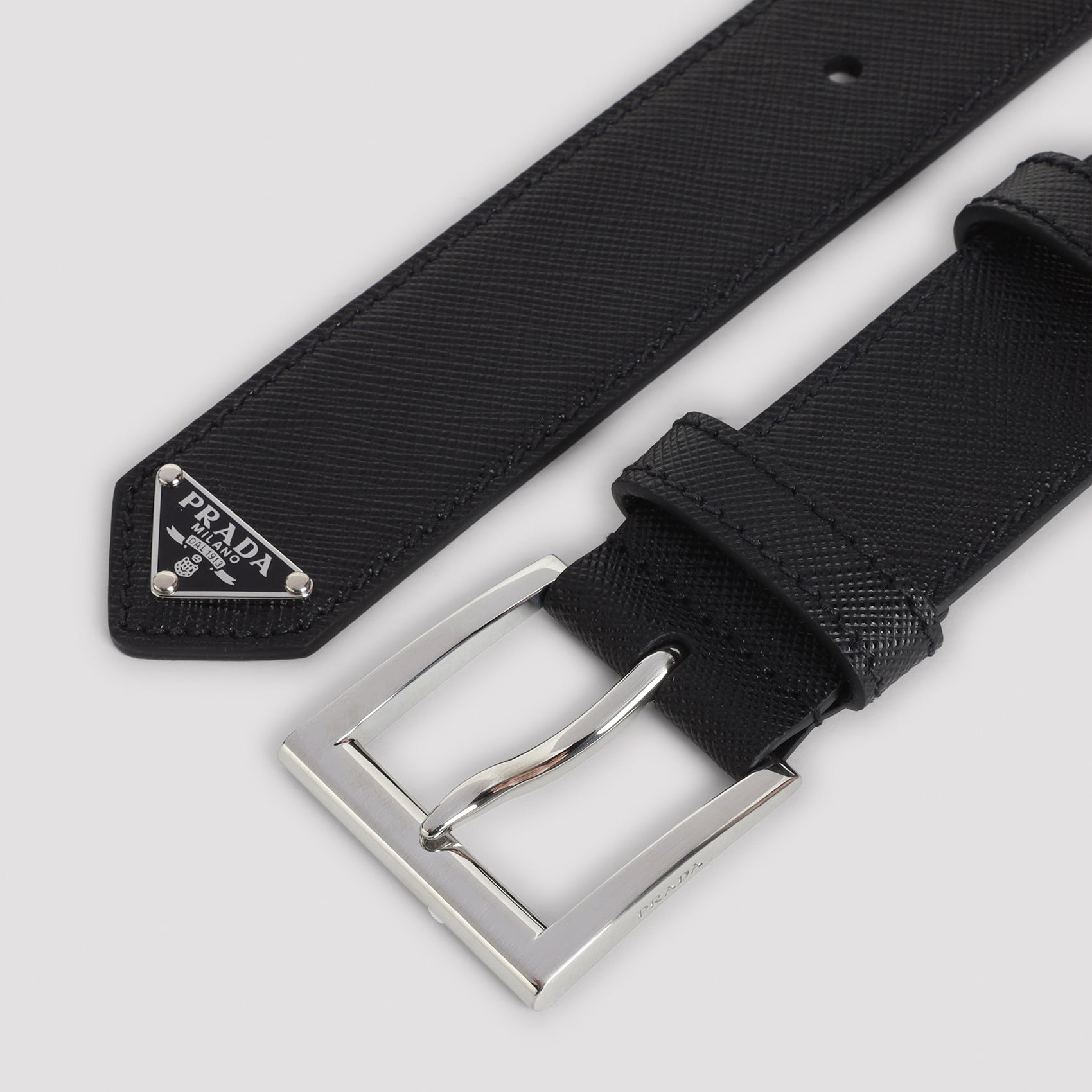 Prada Saffiano Leather Belt