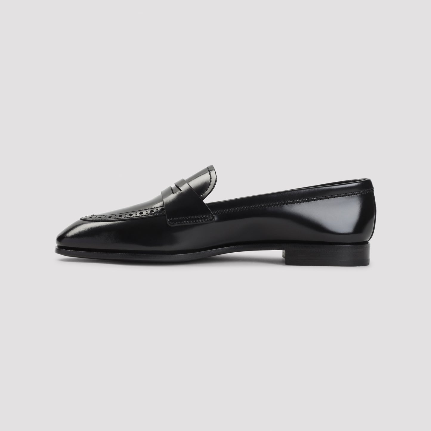 Church`s Onyx Penny Loafers