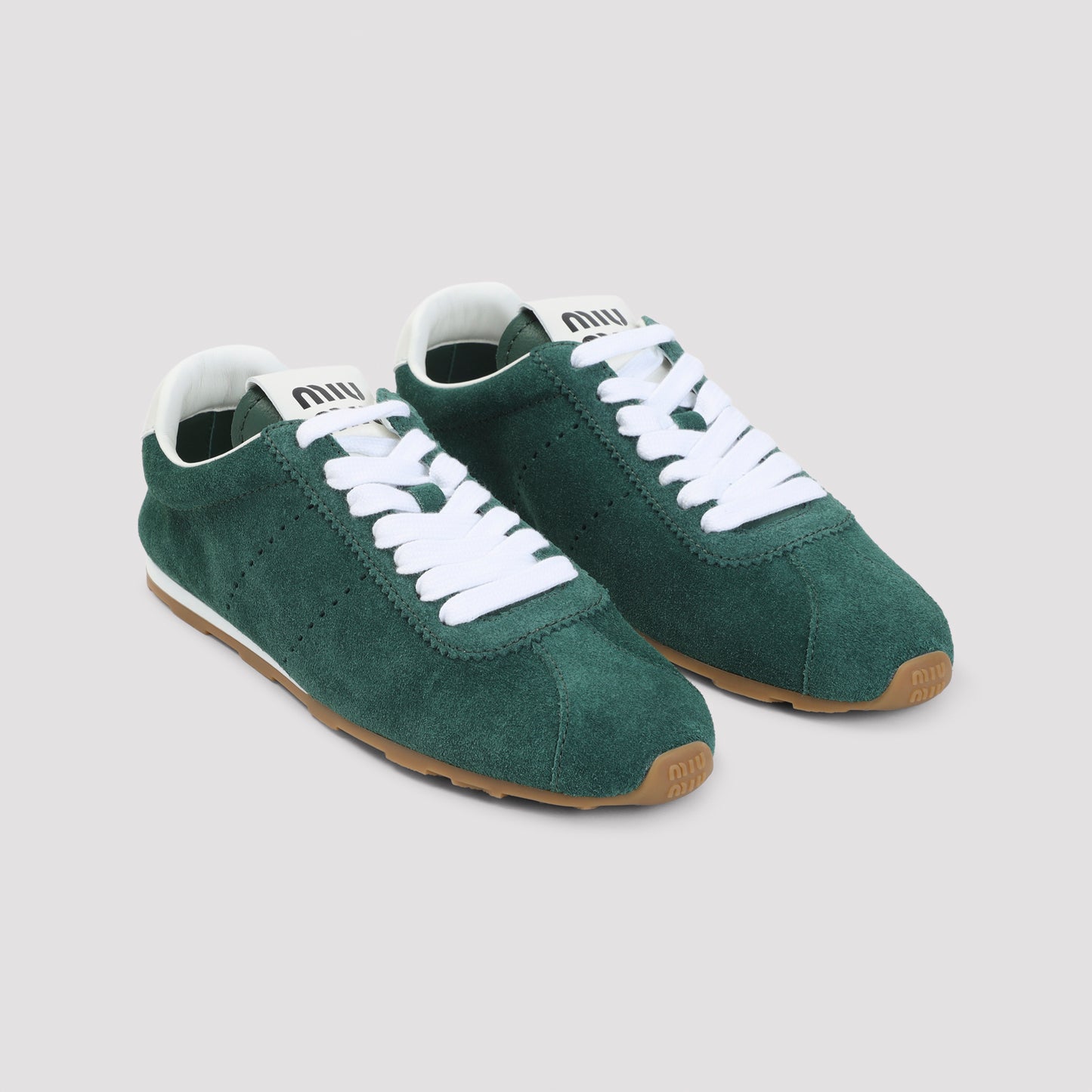 Miu Miu Lace Up Sneakers