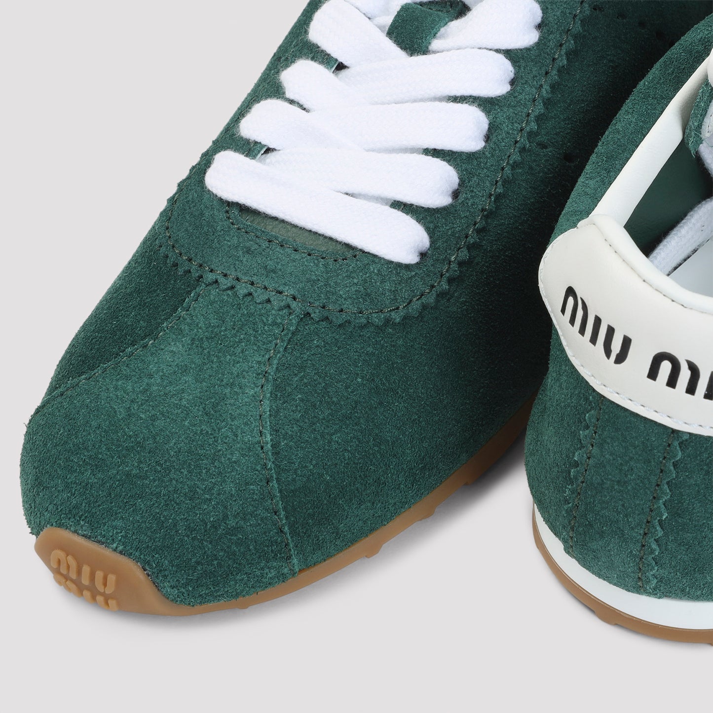 Miu Miu Lace Up Sneakers
