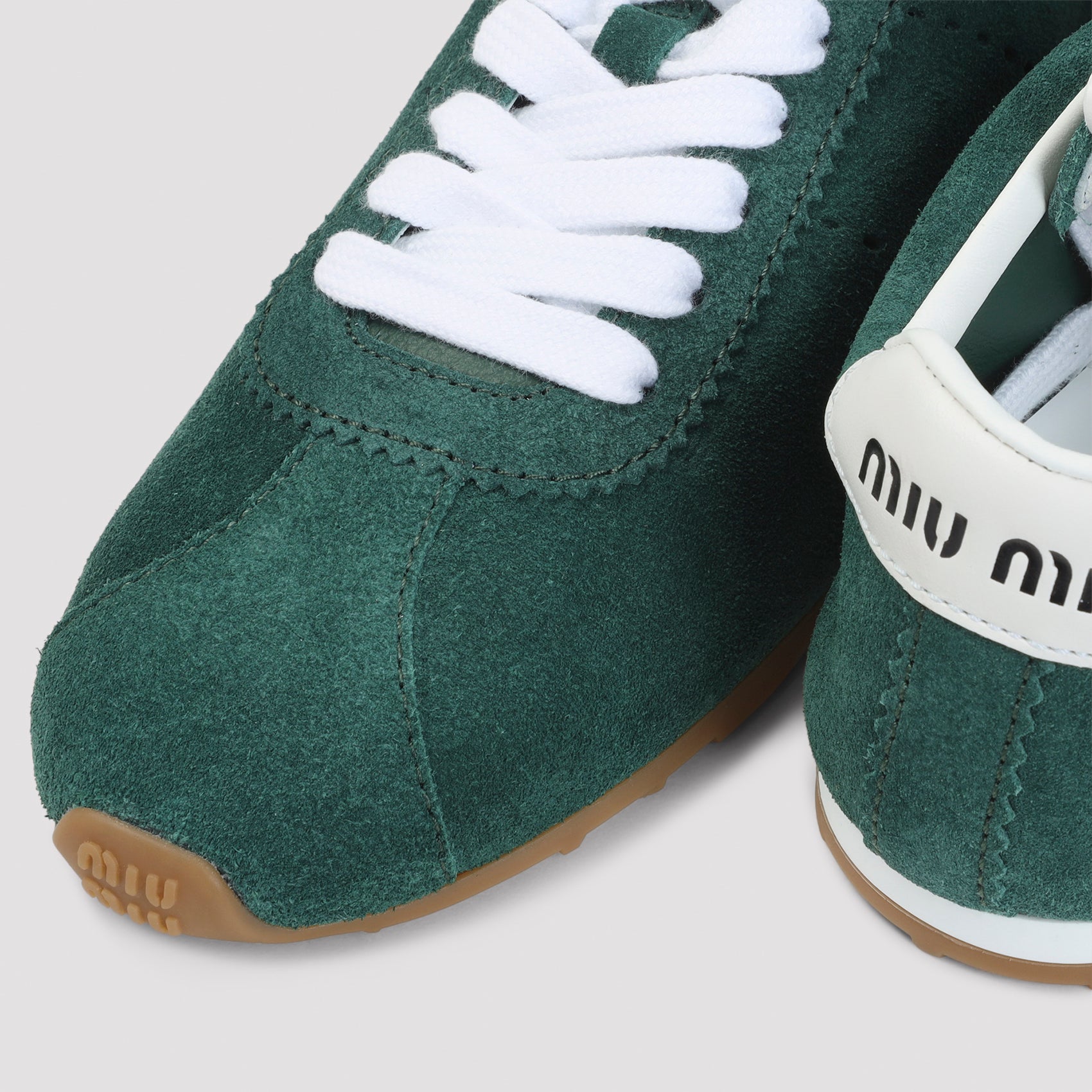 Miu Miu Lace Up Sneakers