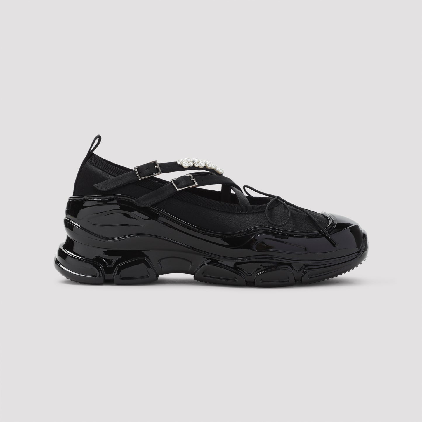 Simone Rocha Classic Criss Cross Tracker Ballerina