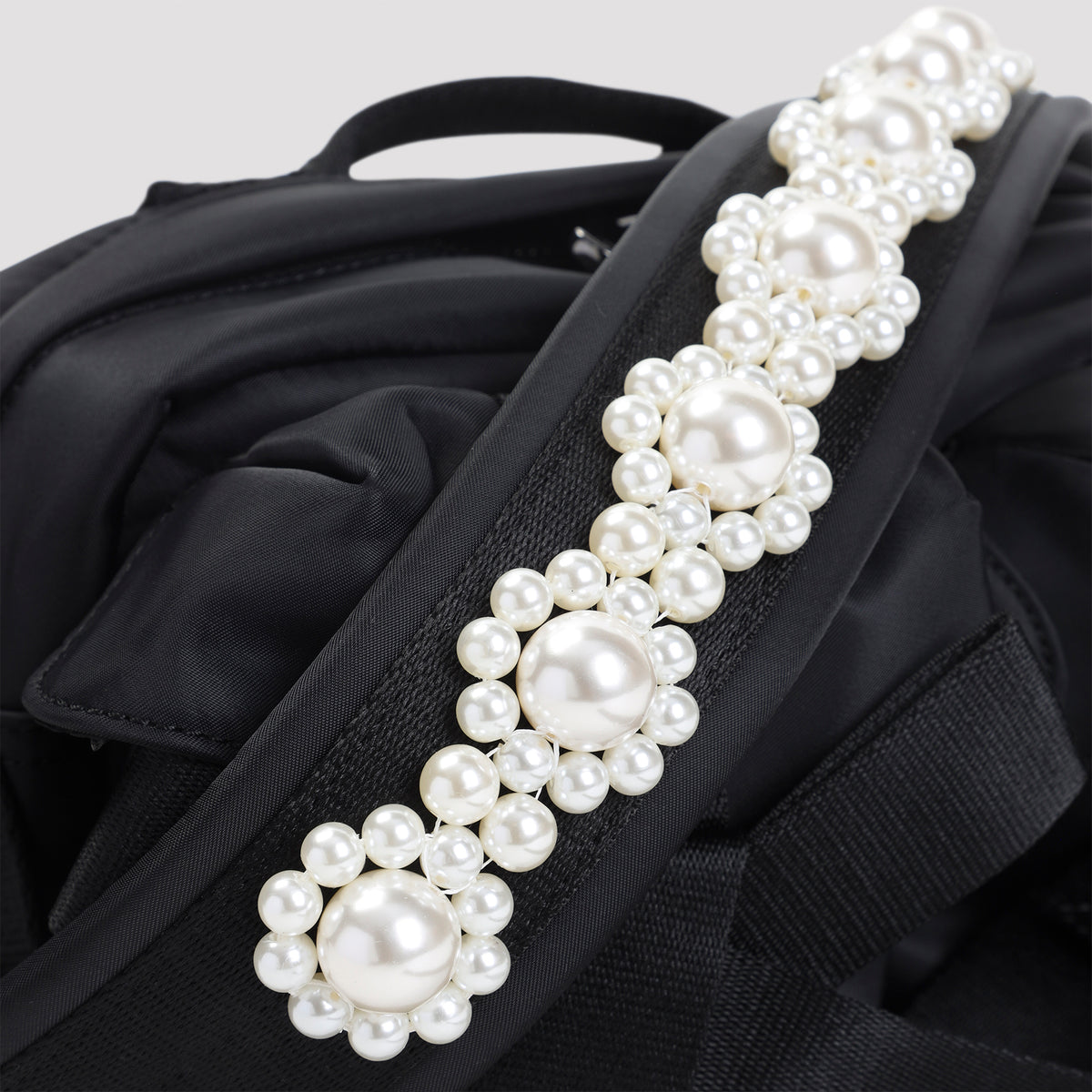 Simone Rocha Classic Bow Crossbody Bag With Emboidery