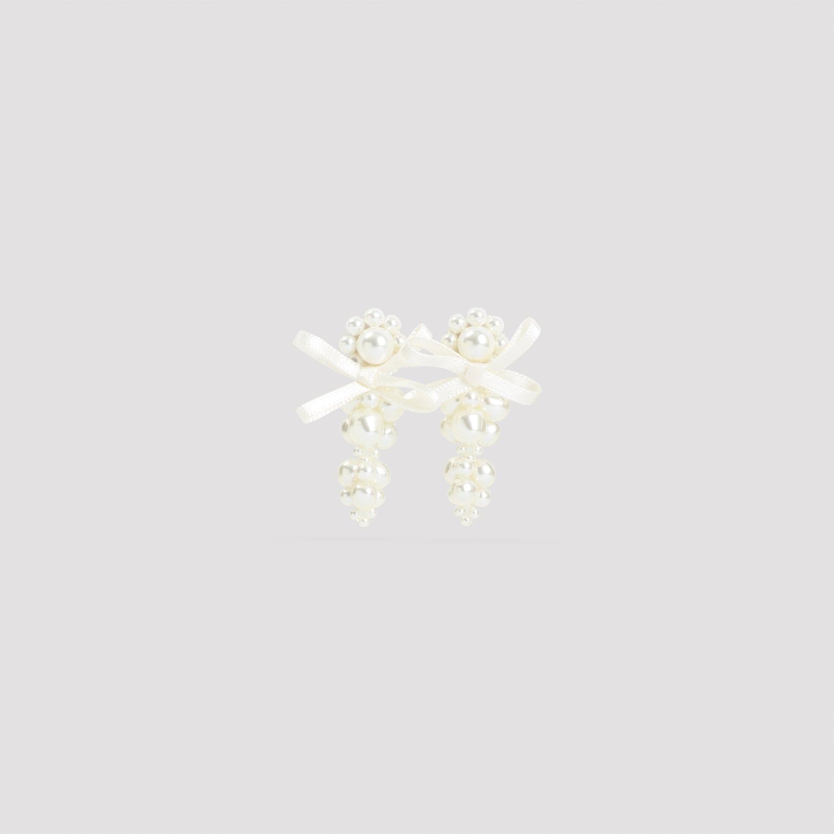Simone Rocha Petit Bow Detail Cluster Earrings