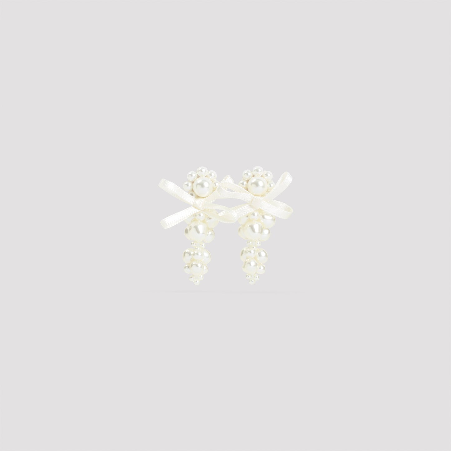Simone Rocha Petit Bow Detail Cluster Earrings