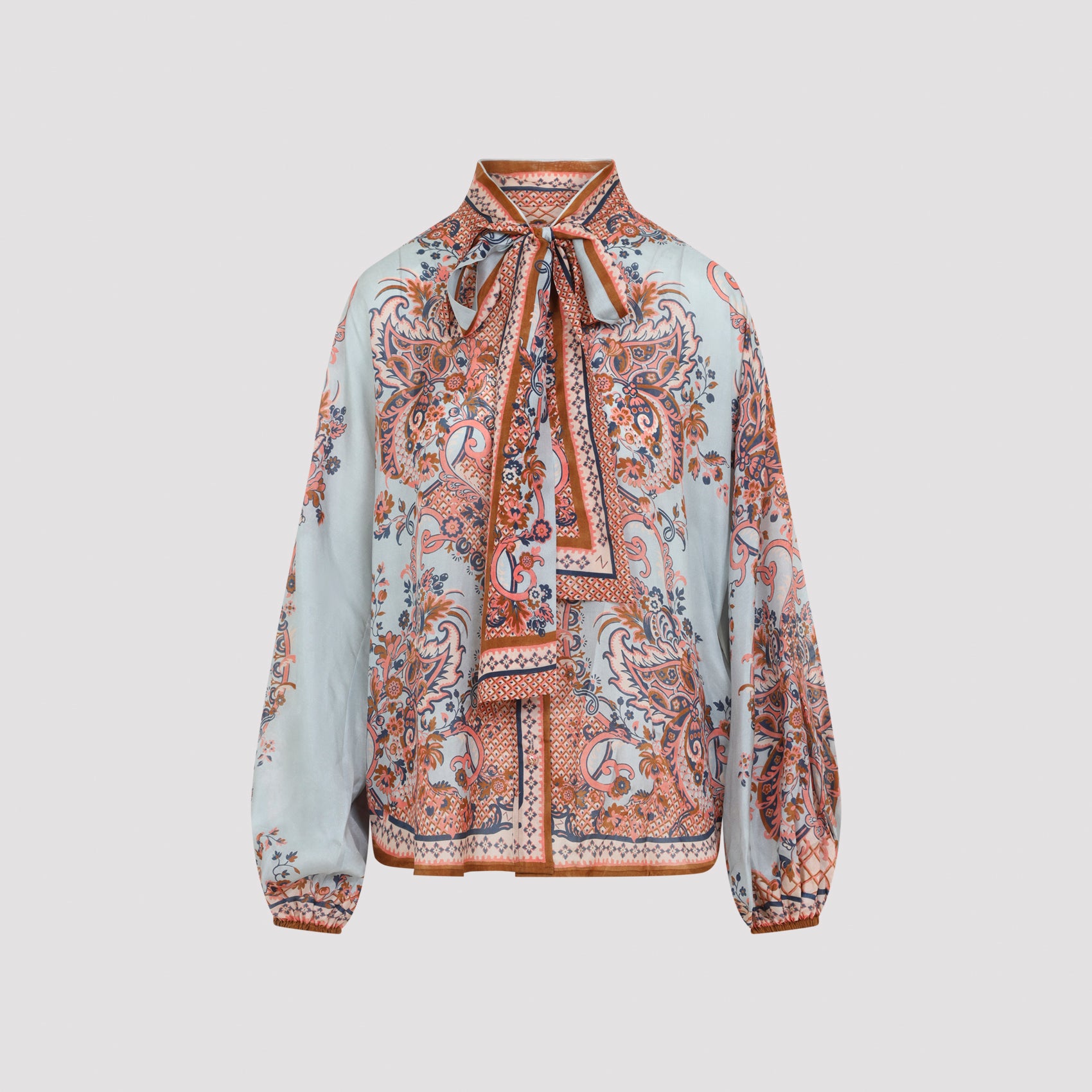 Zimmermann Aster Tie Neck Blouse