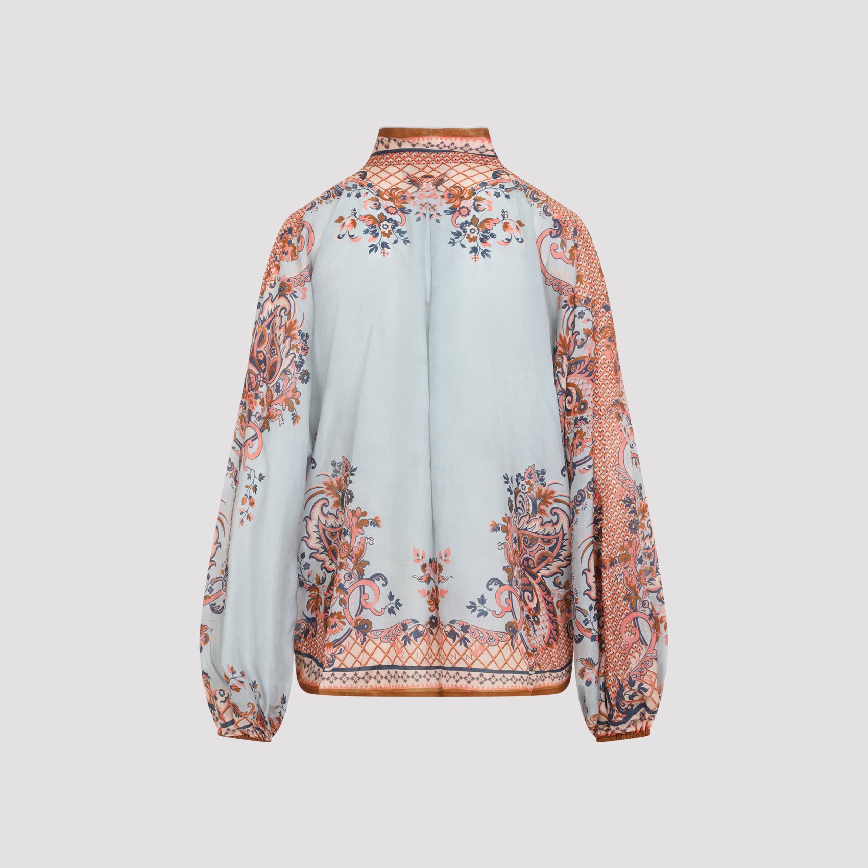Zimmermann Aster Tie Neck Blouse