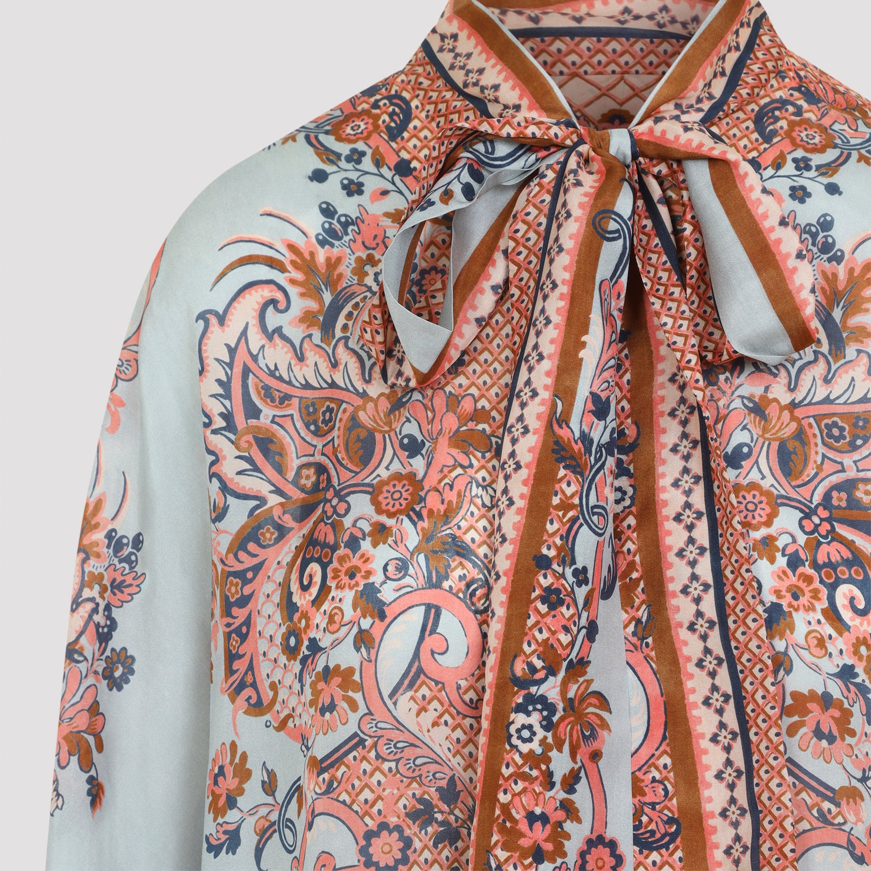 Zimmermann Aster Tie Neck Blouse