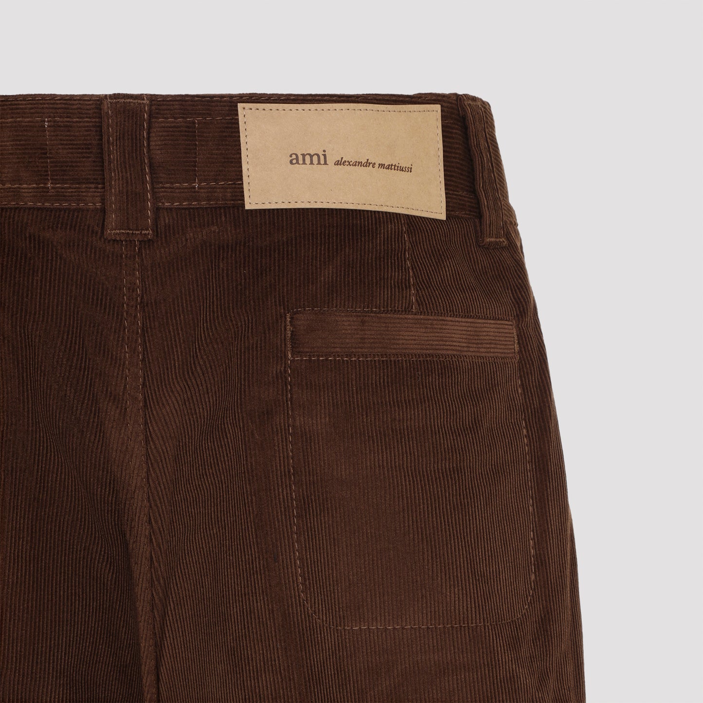Ami Paris Baggy Courdory Trousers