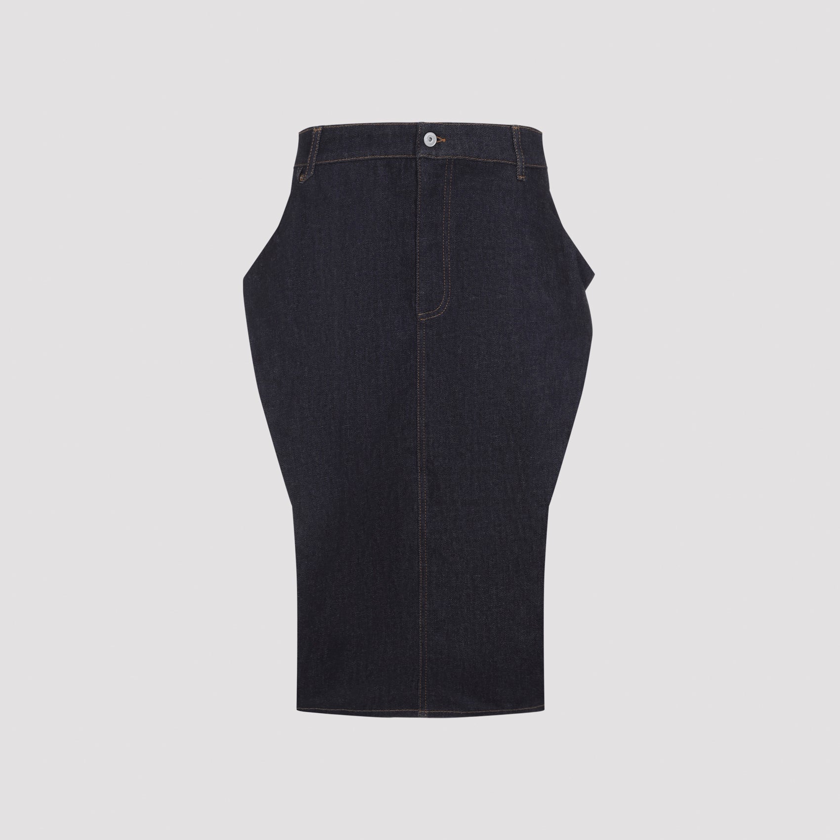 Jacquemus Denim Midi Skirt