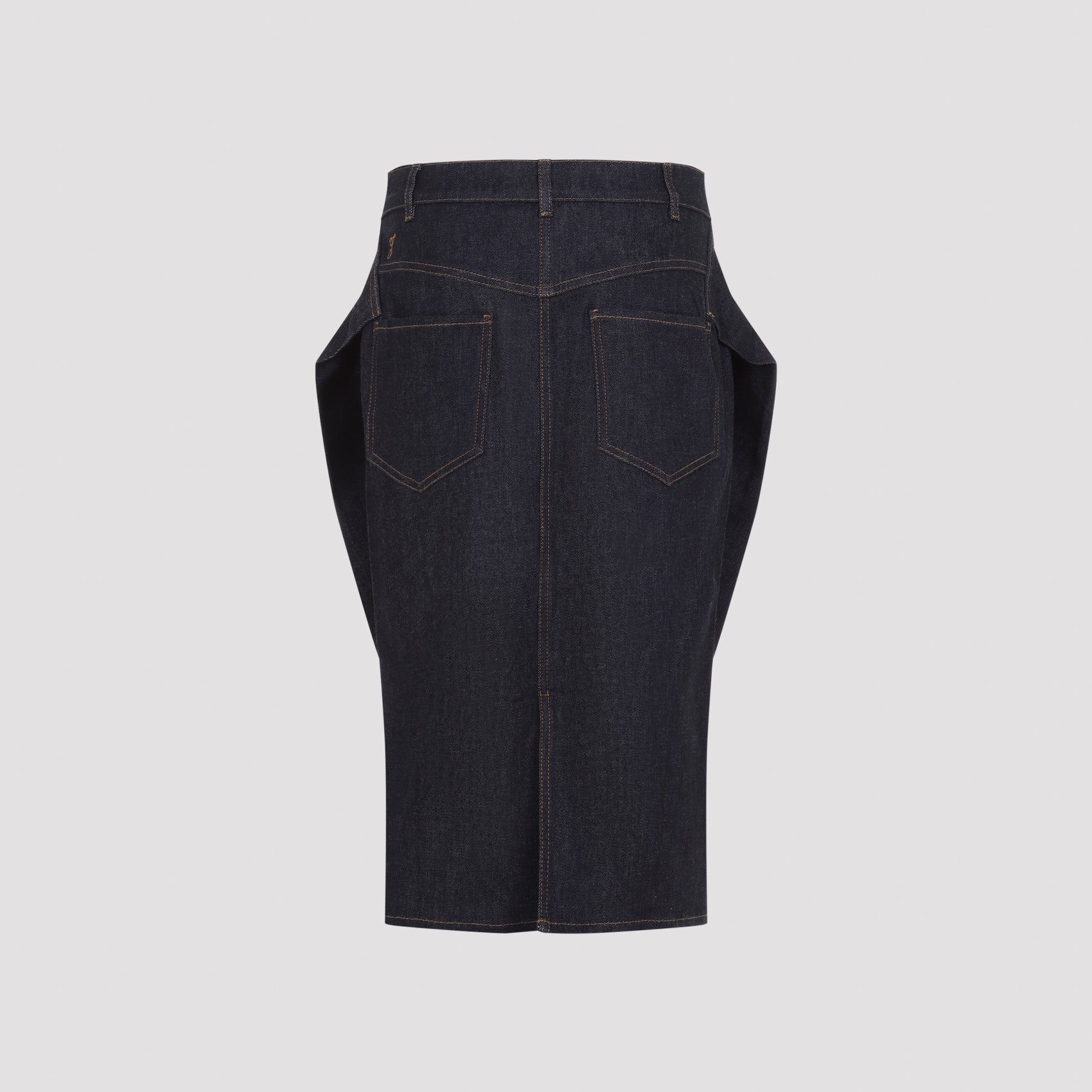 Jacquemus Denim Midi Skirt