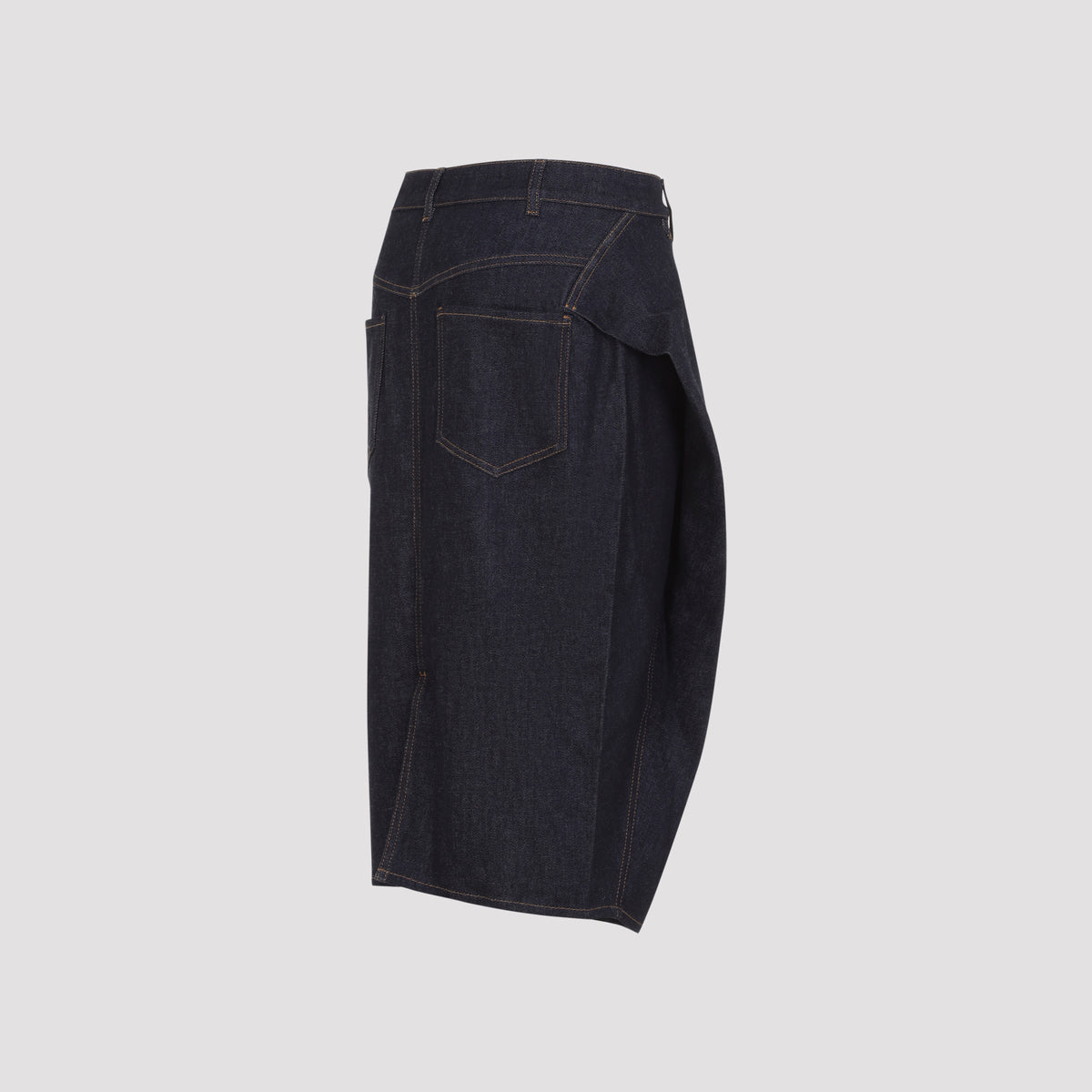 Jacquemus Denim Midi Skirt