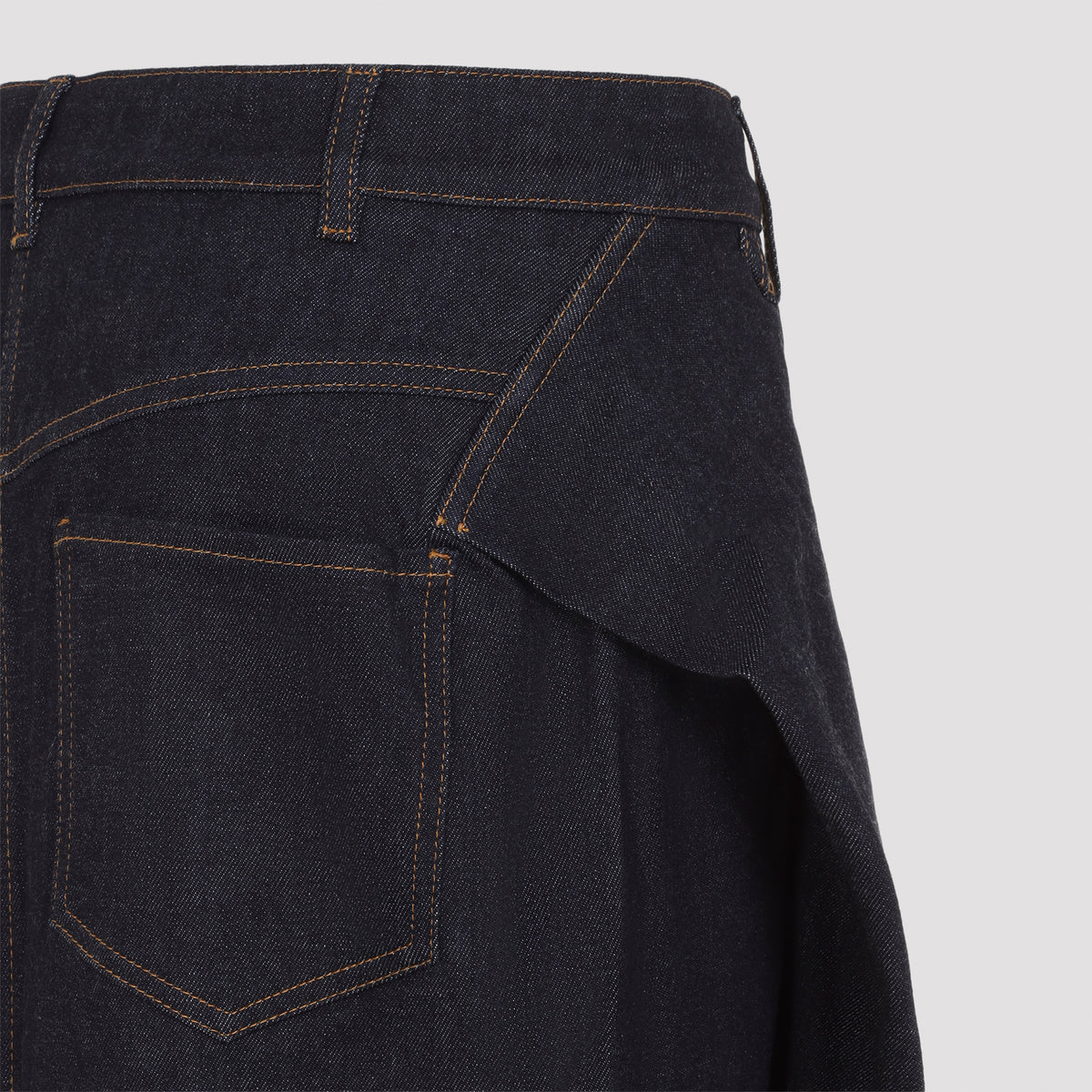 Jacquemus Denim Midi Skirt