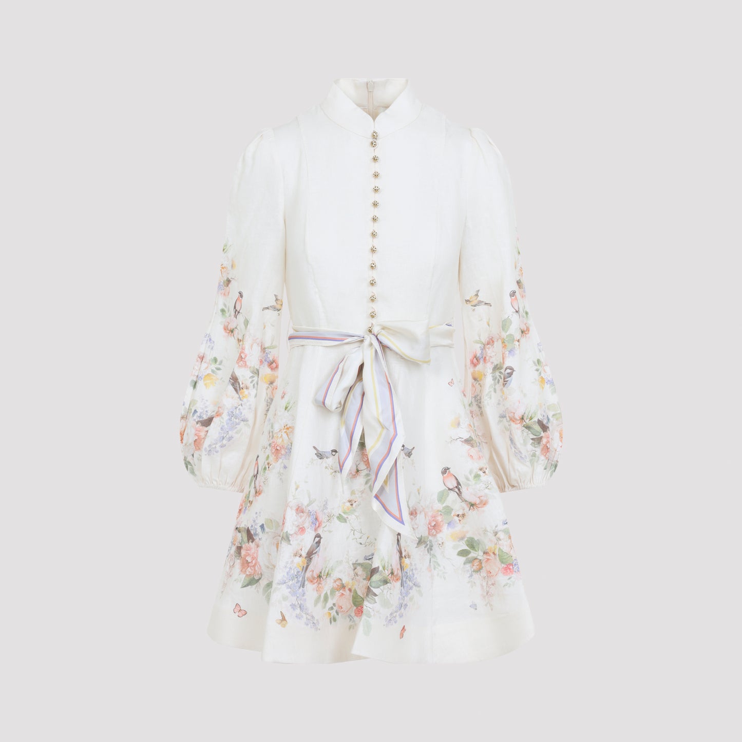 Zimmermann Valiant Button MIni Dress