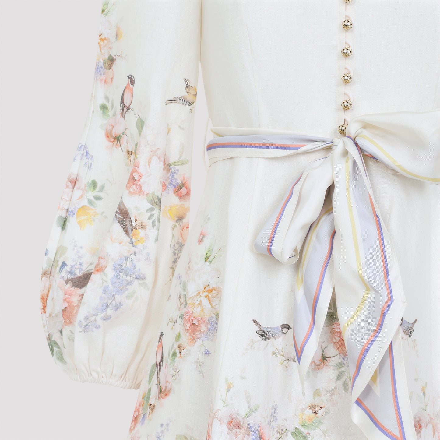 Zimmermann Valiant Button MIni Dress